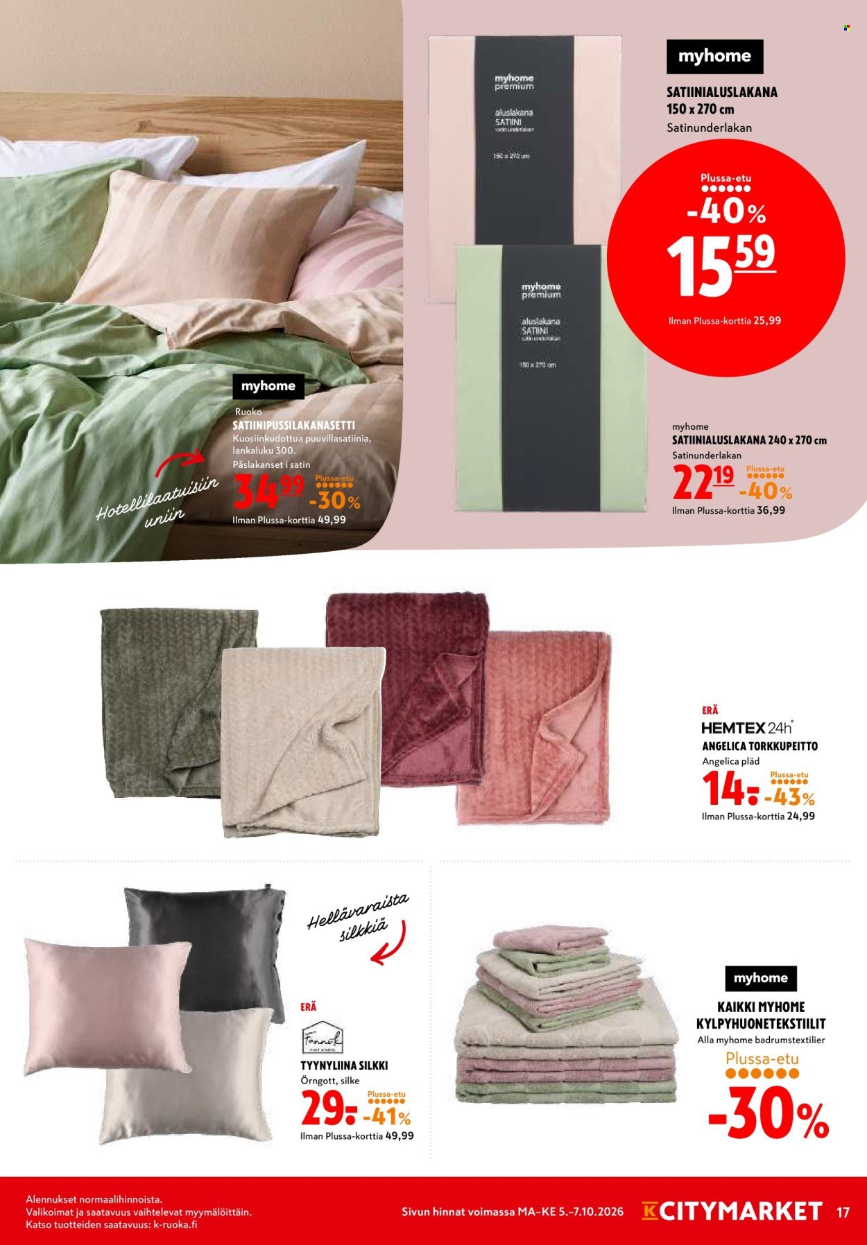 K-CITYMARKET tarjoukset - Alkaen MA 5.10.2026