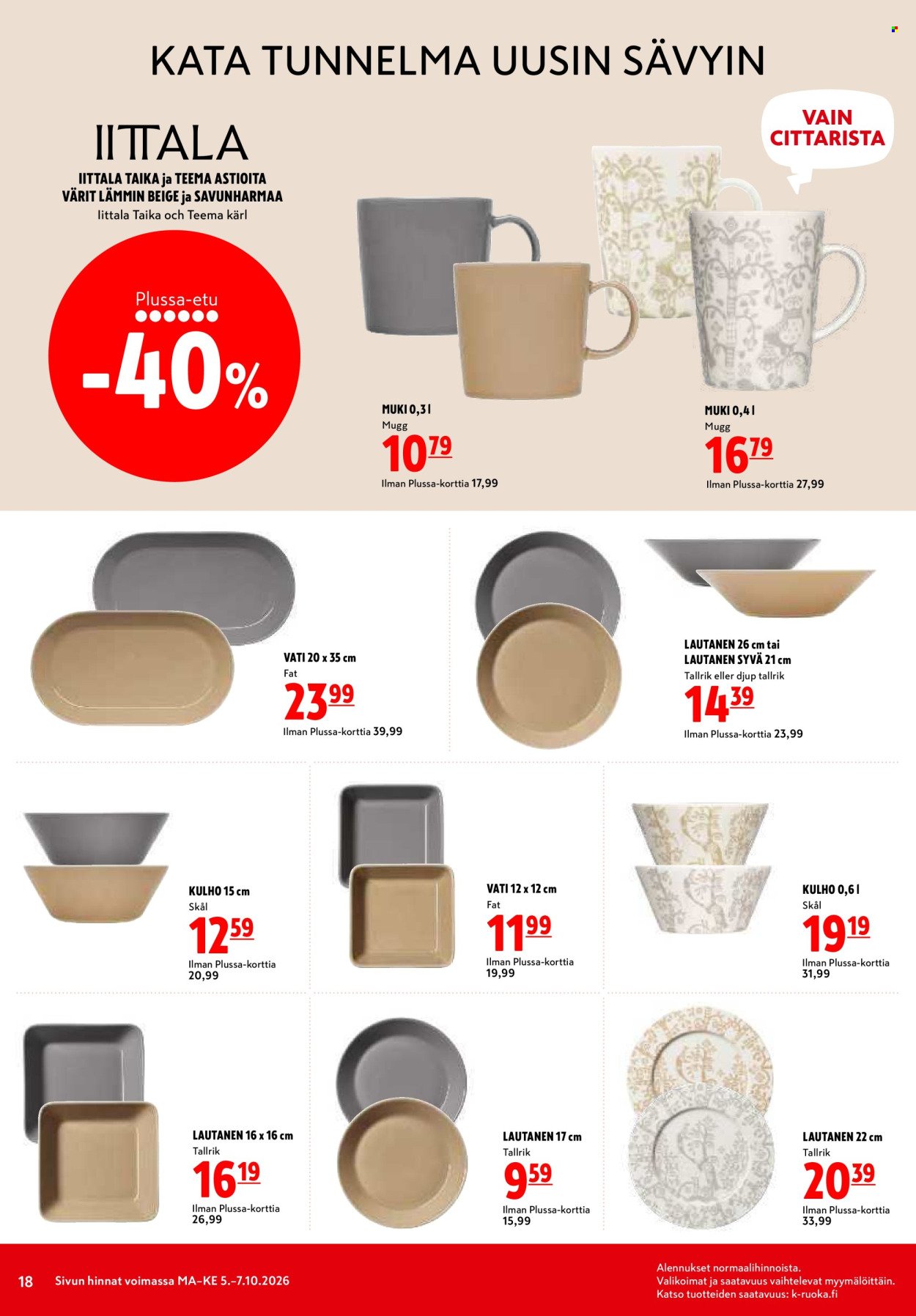 K-CITYMARKET tarjoukset - Alkaen MA 5.10.2026