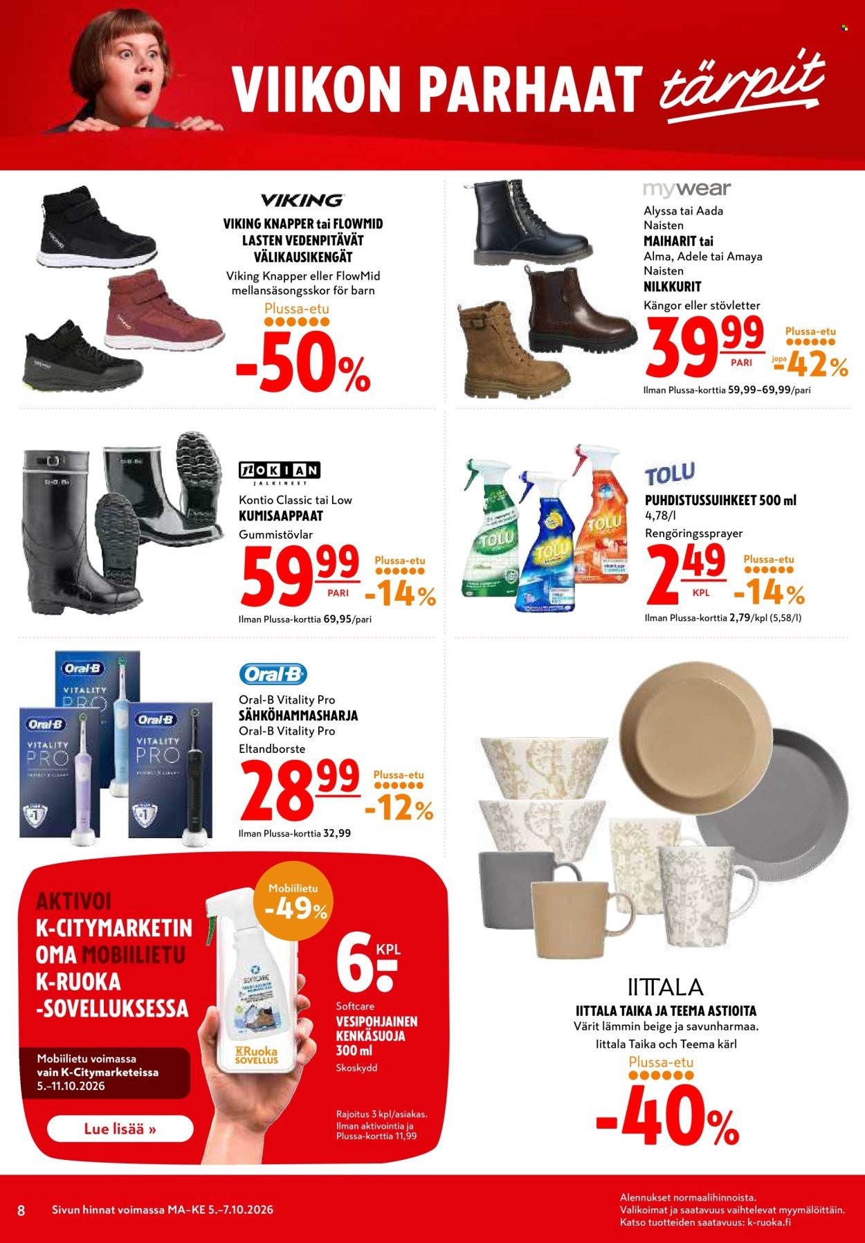 K-CITYMARKET tarjoukset - Alkaen MA 5.10.2026
