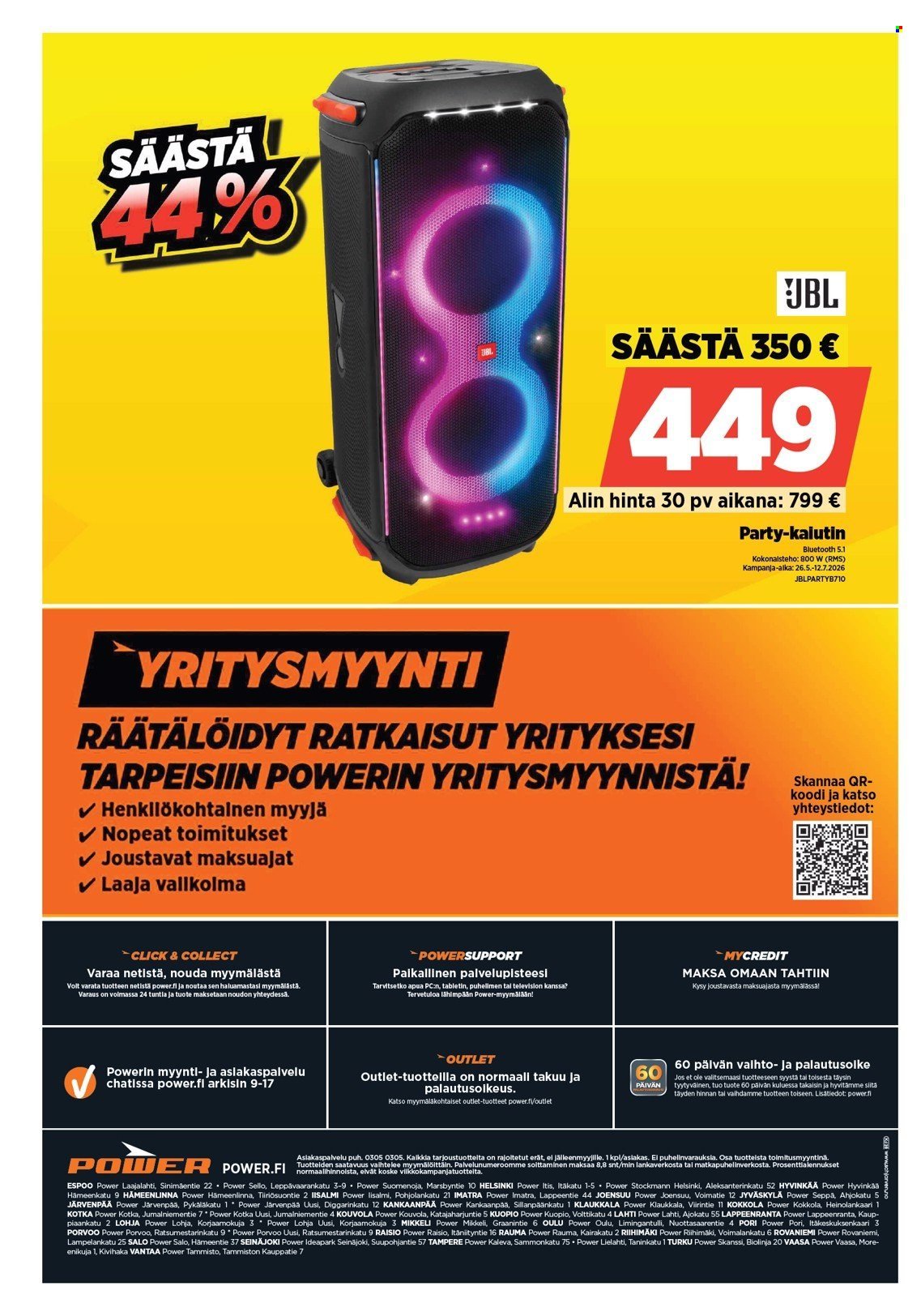 POWER tarjoukset - Kesäkuu 2026