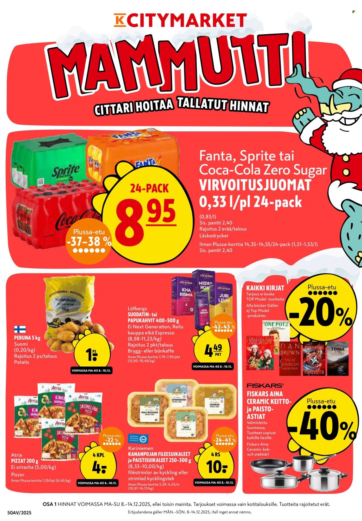 K-CITYMARKET tarjoukset - Alkaen MA 8.12.2025