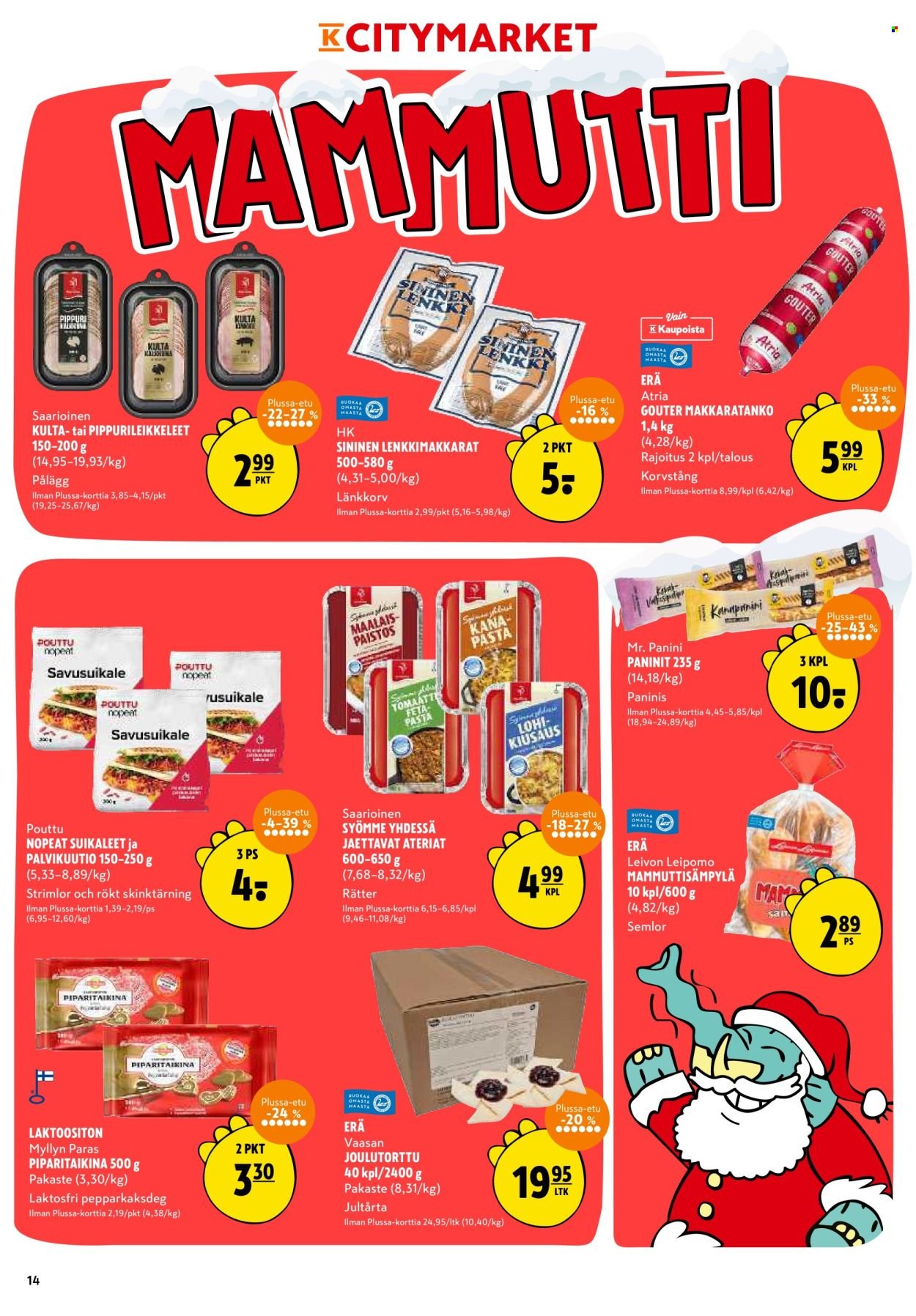 K-CITYMARKET tarjoukset - Alkaen MA 8.12.2025