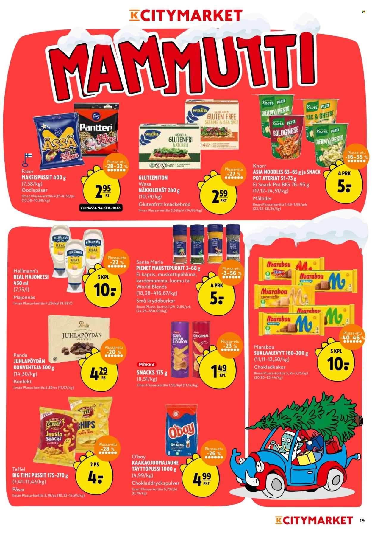 K-CITYMARKET tarjoukset - Alkaen MA 8.12.2025