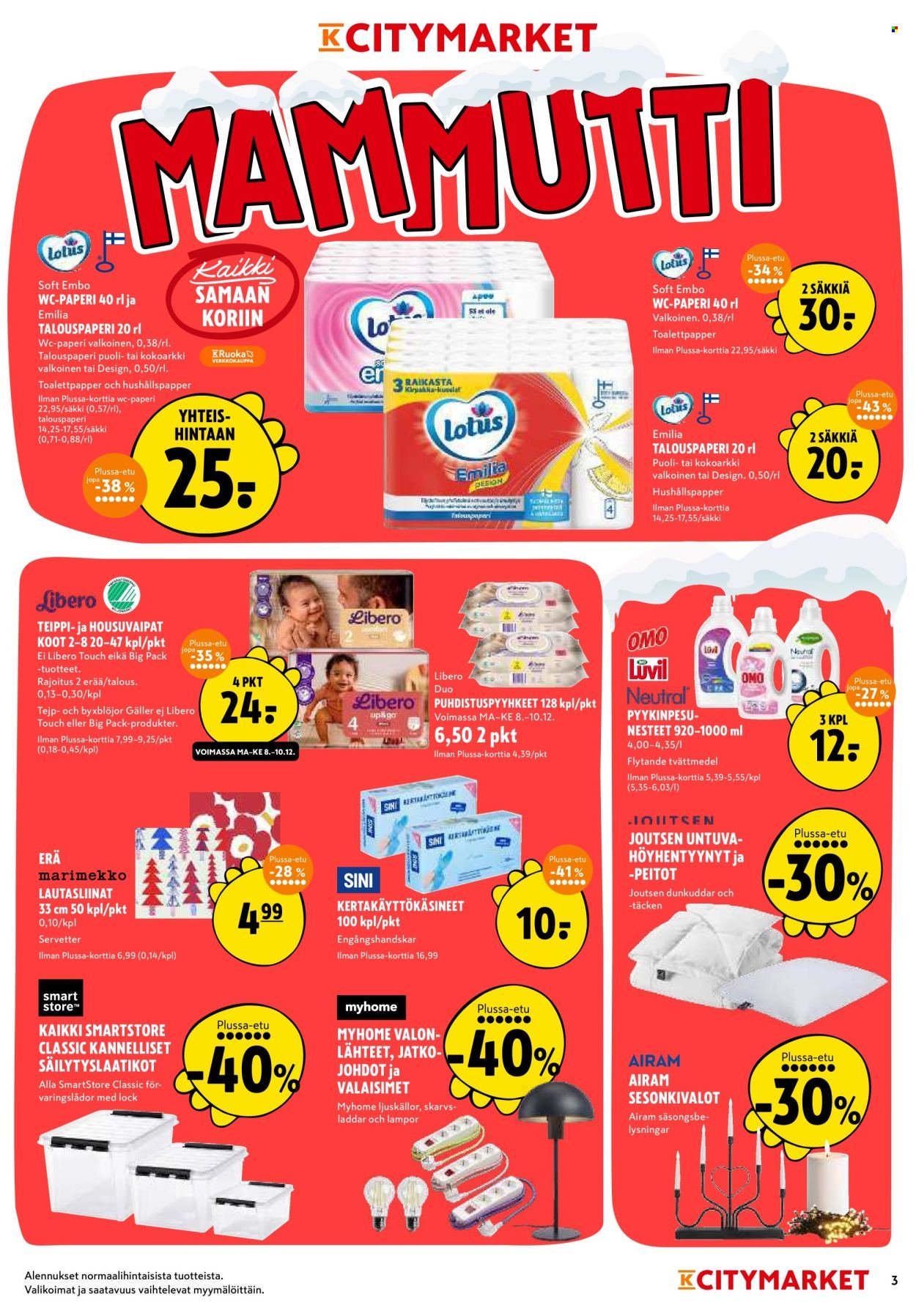 K-CITYMARKET tarjoukset - Alkaen MA 8.12.2025