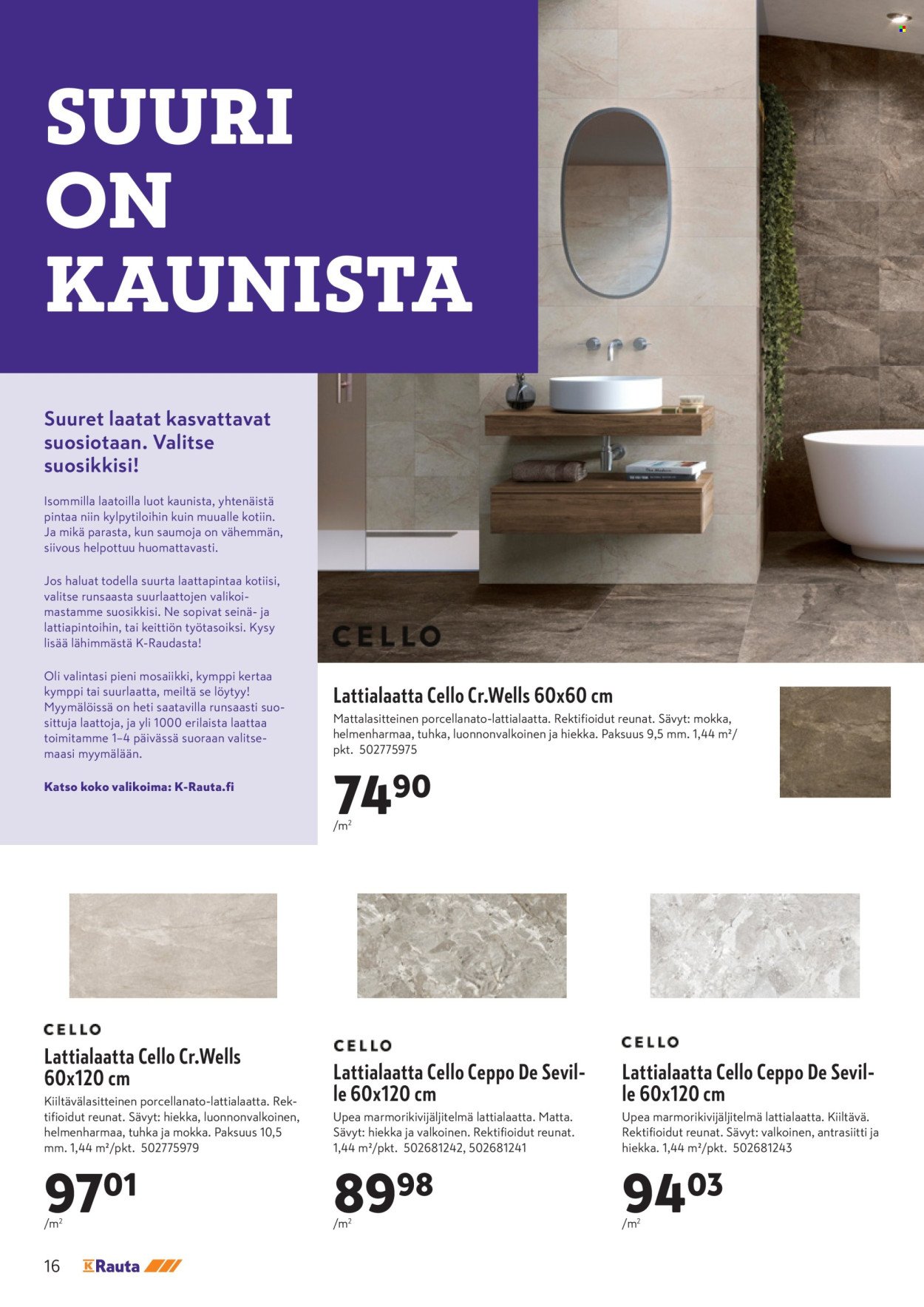 K-RAUTA tarjoukset - Tarjouksista toimeen (2025-09-17 - 2025-09-30)