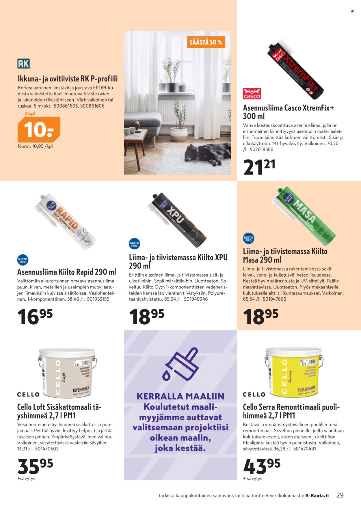 K-RAUTA tarjoukset - Tarjouksista toimeen (2025-09-17 - 2025-09-30)