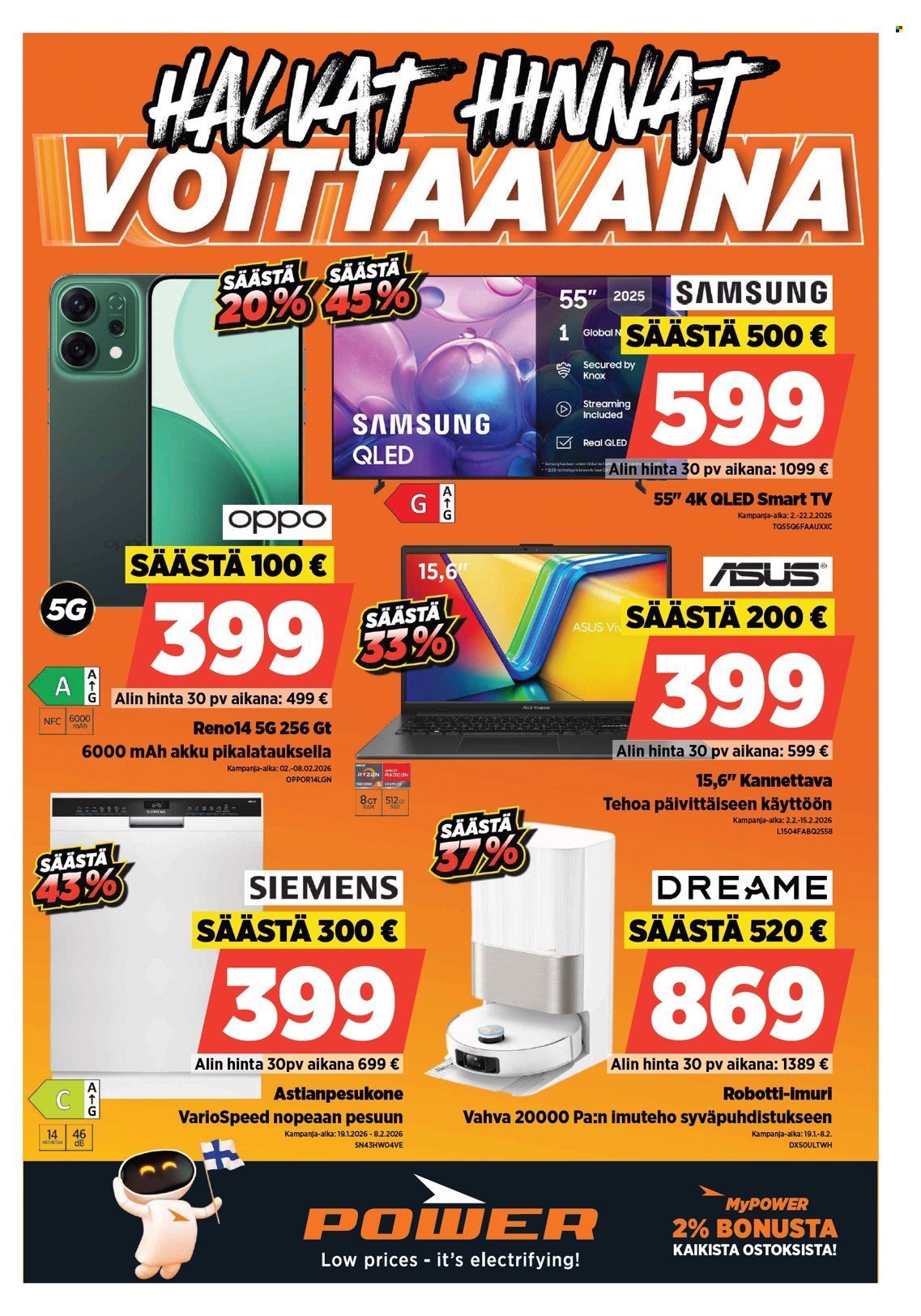 POWER tarjoukset - Helmikuu 2026