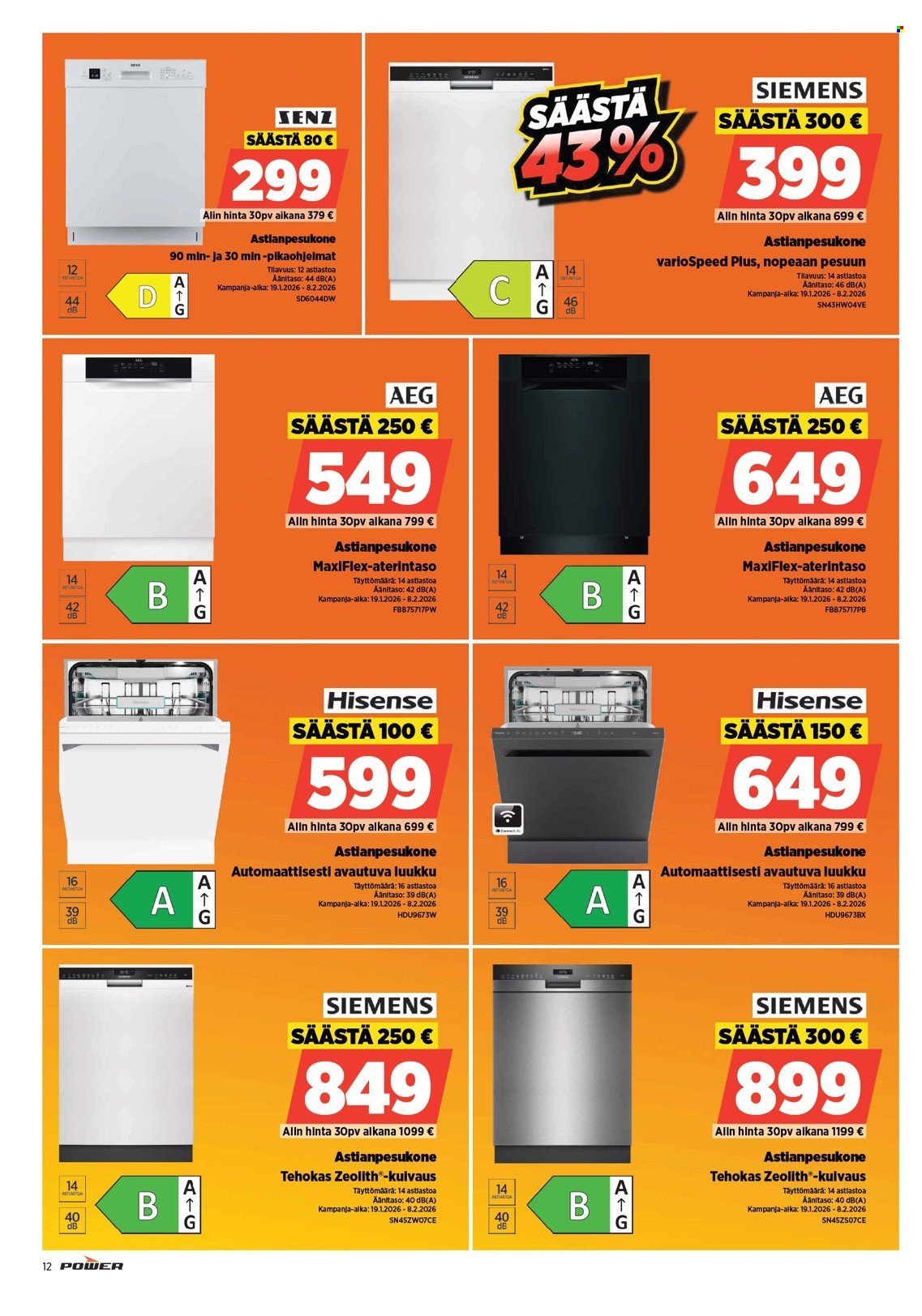 POWER tarjoukset - Helmikuu 2026