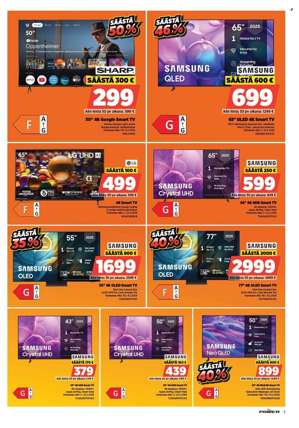 POWER tarjoukset - Helmikuu 2026