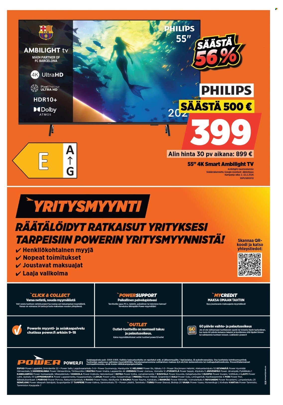 POWER tarjoukset - Helmikuu 2026