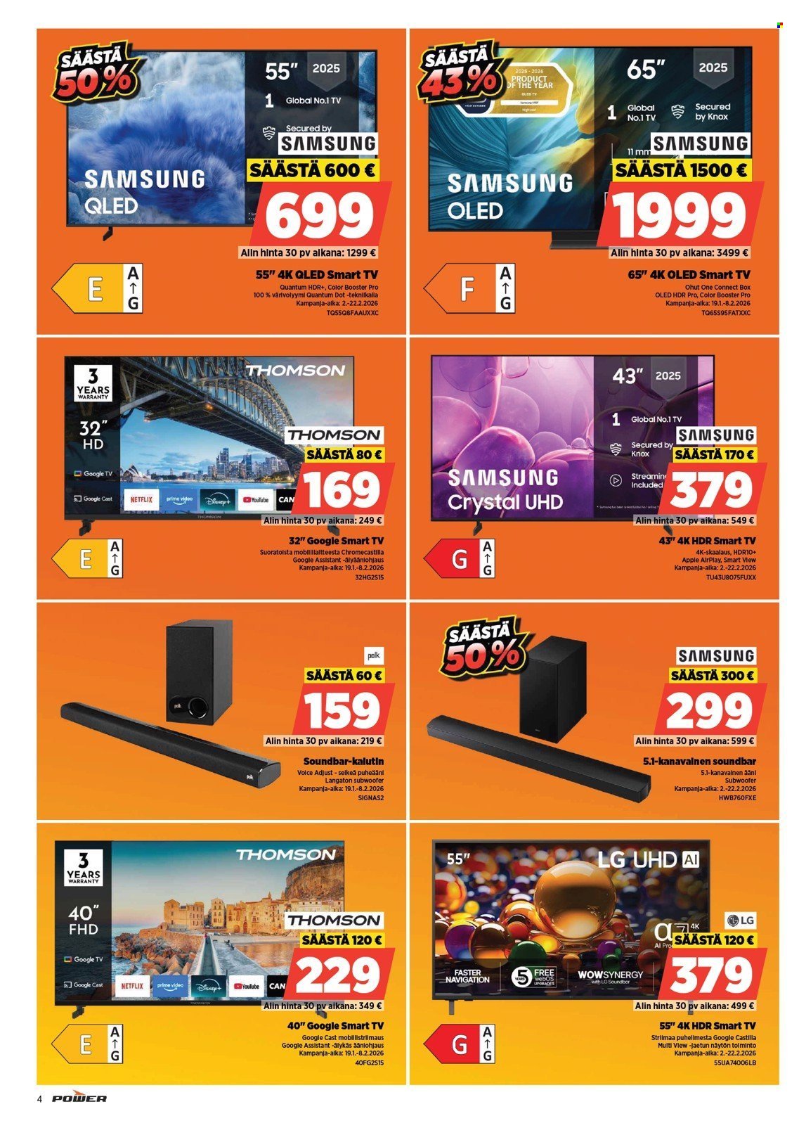 POWER tarjoukset - Helmikuu 2026