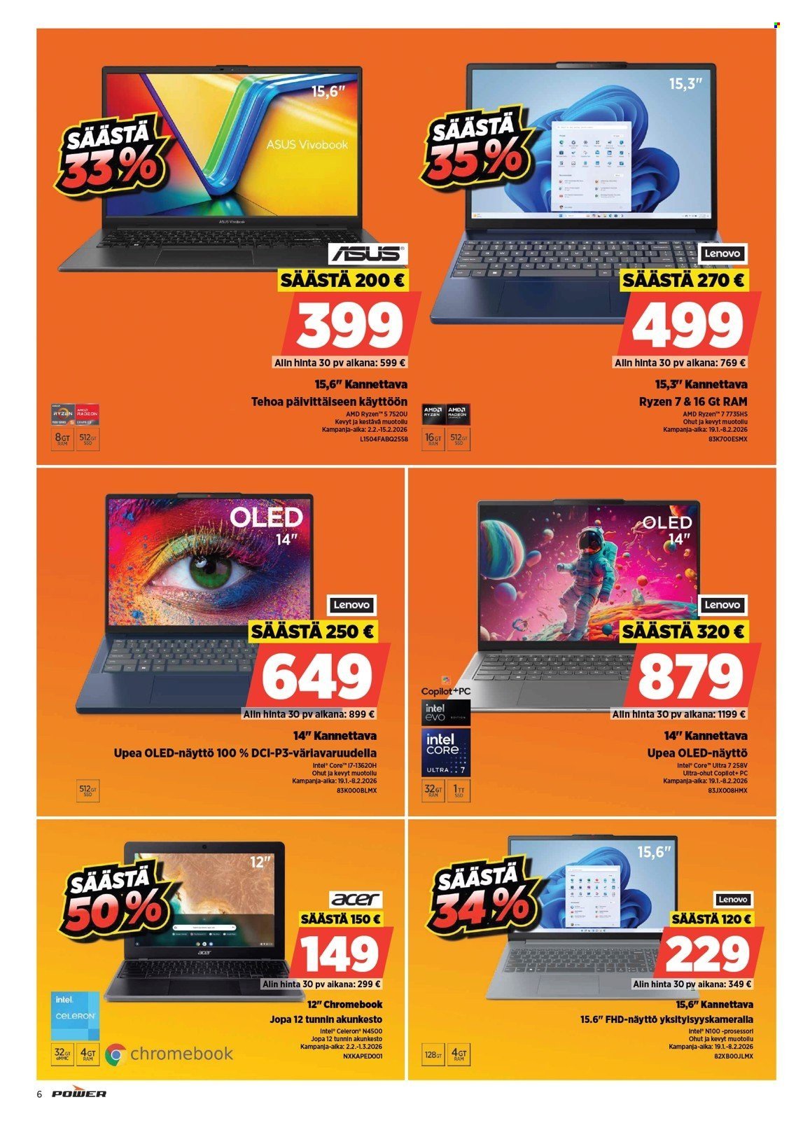 POWER tarjoukset - Helmikuu 2026