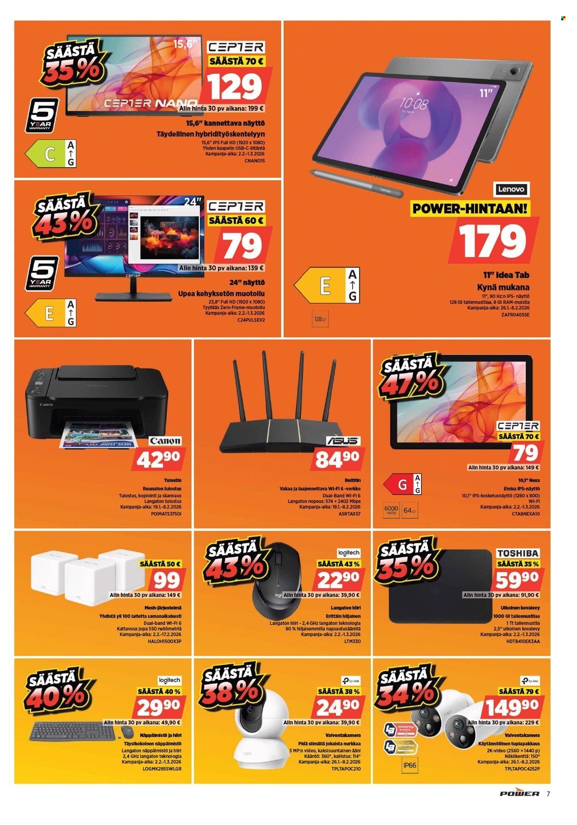 POWER tarjoukset - Helmikuu 2026