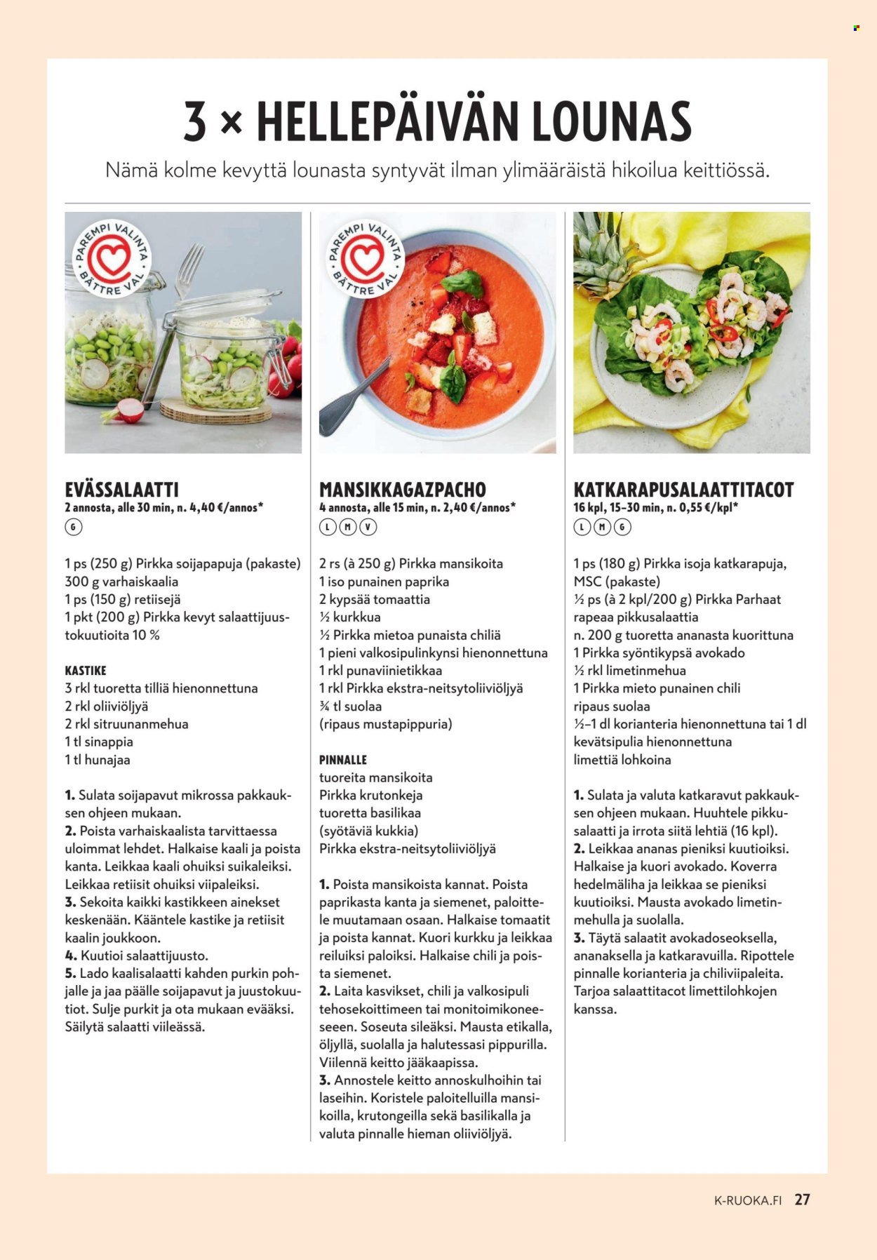 K-SUPERMARKET tarjoukset - K-Ruoka