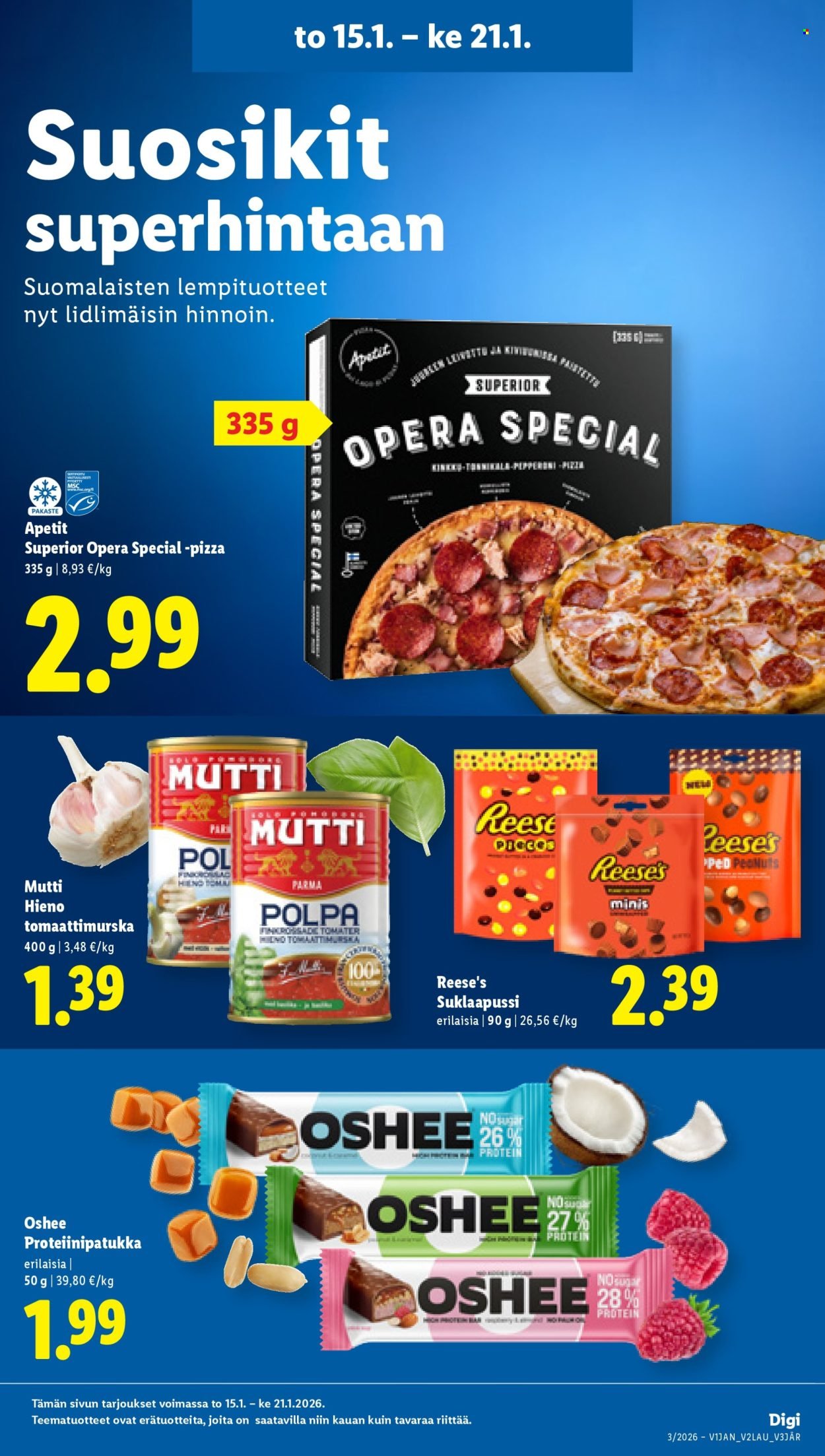 LIDL tarjoukset - Alkaen TO 15.1.2026