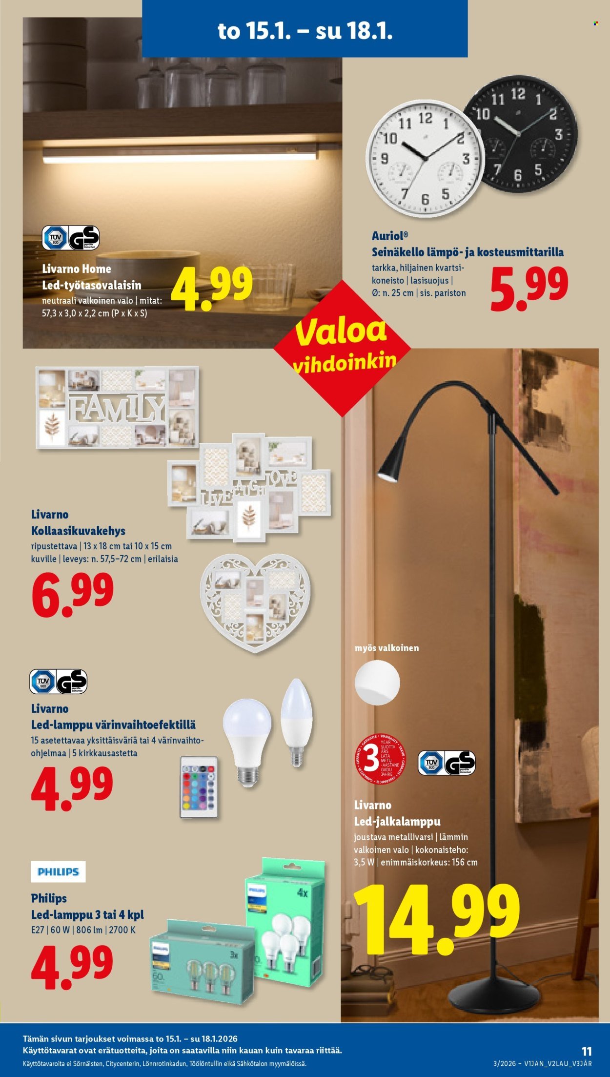 LIDL tarjoukset - Alkaen TO 15.1.2026