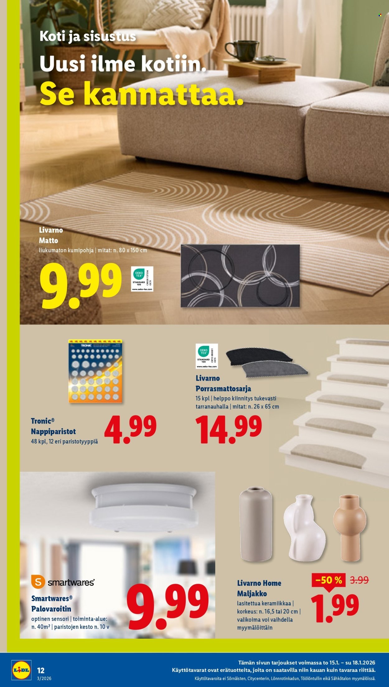 LIDL tarjoukset - Alkaen TO 15.1.2026