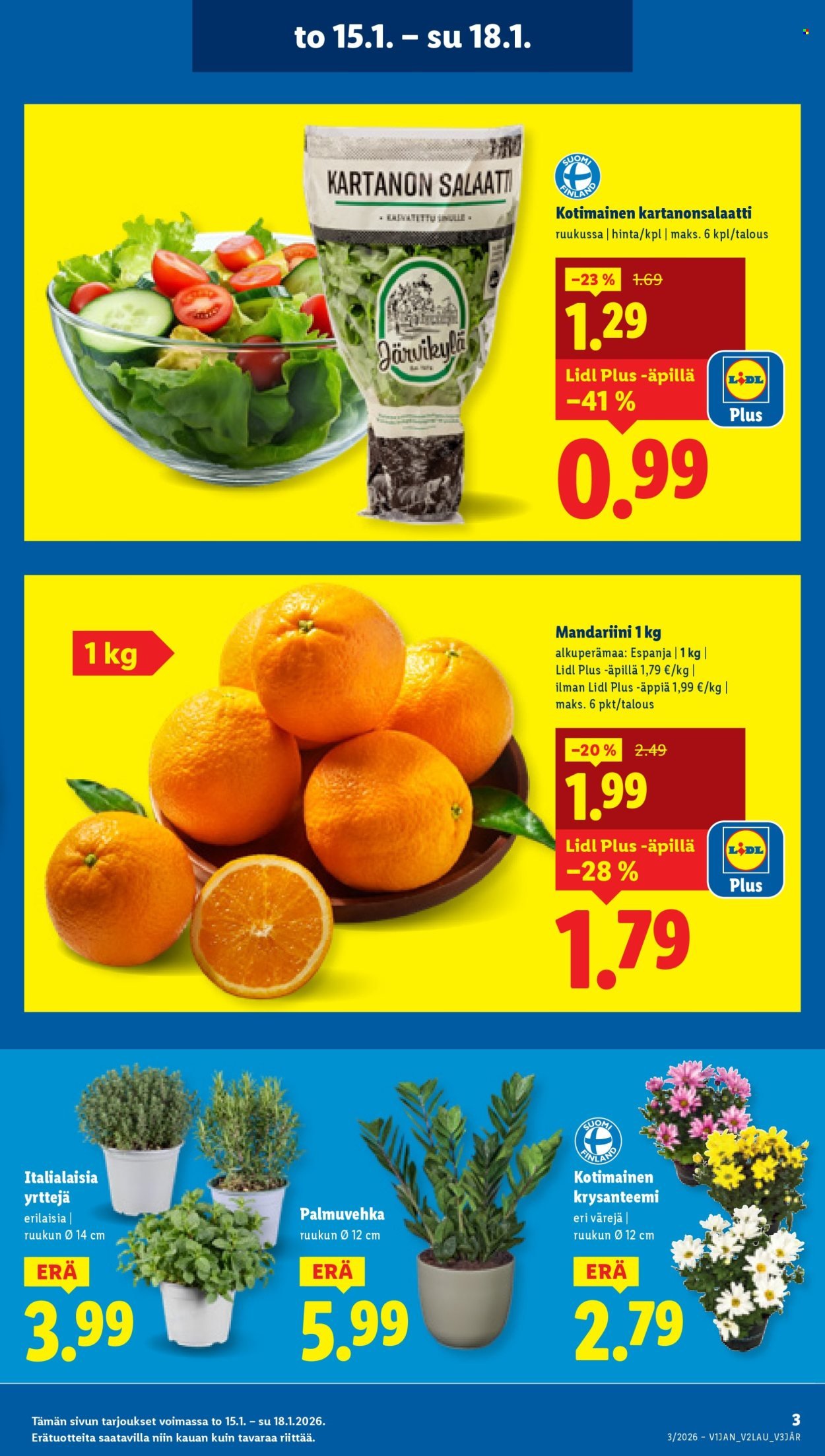 LIDL tarjoukset - Alkaen TO 15.1.2026
