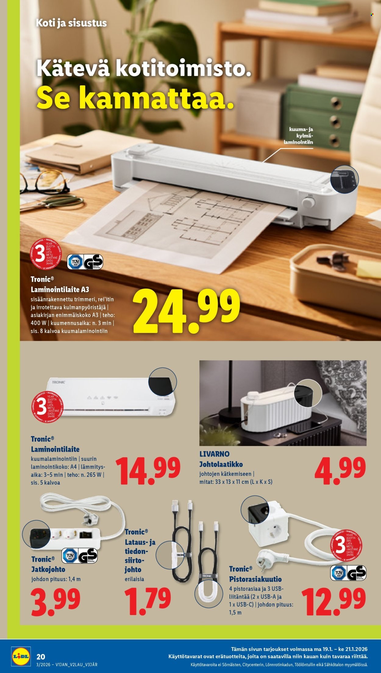 LIDL tarjoukset - Alkaen TO 15.1.2026