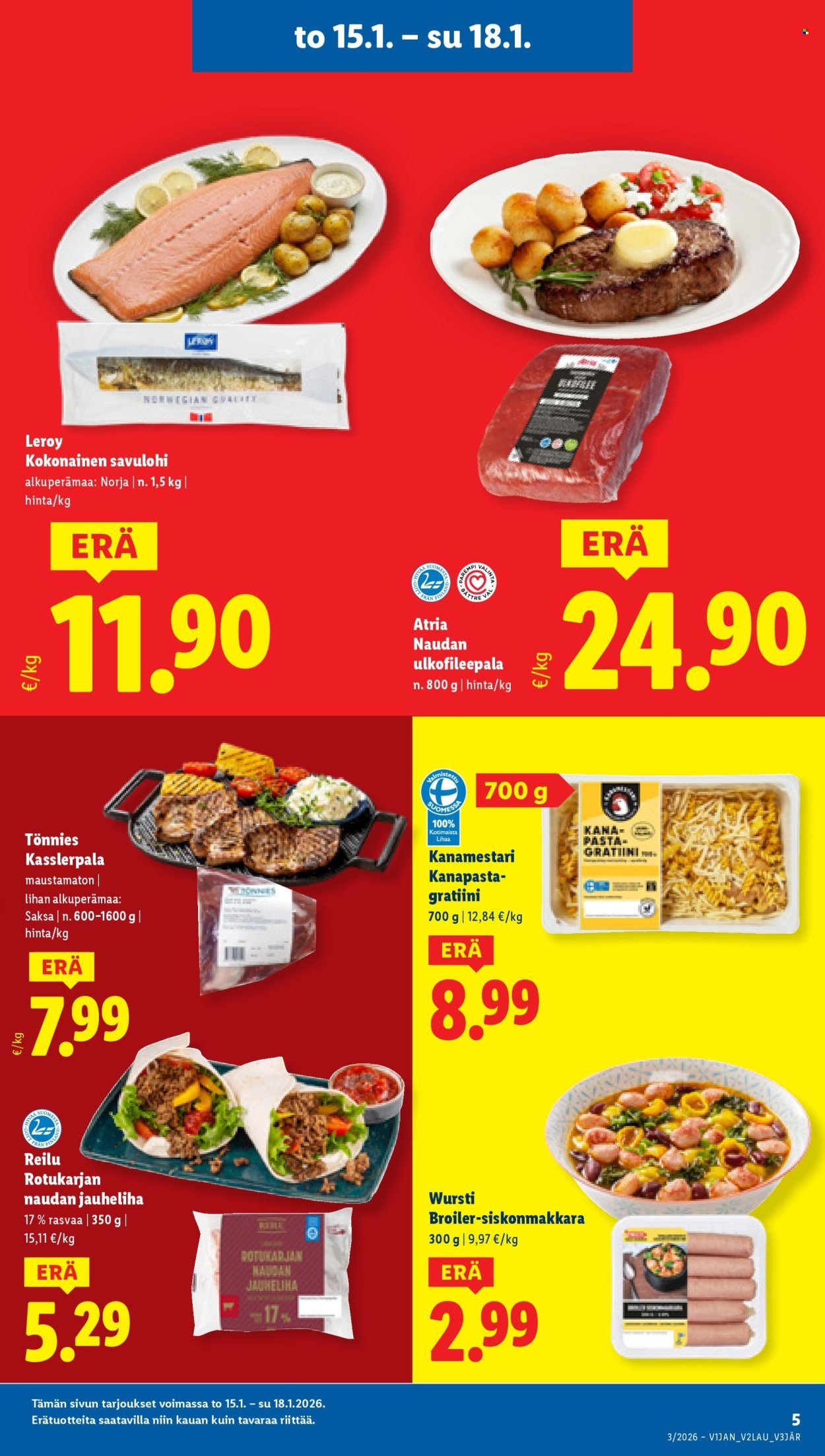 LIDL tarjoukset - Alkaen TO 15.1.2026