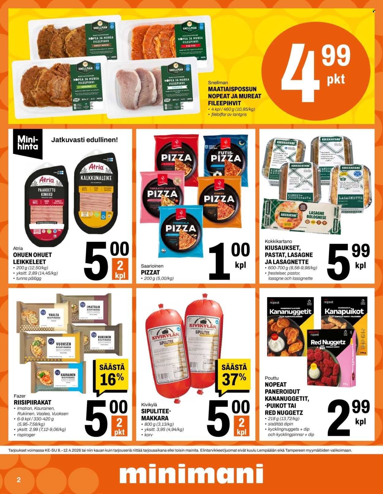 MINIMANI tarjoukset - Alkaen KE 8.4.2026