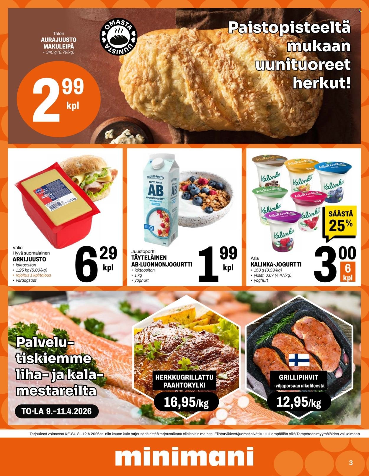 MINIMANI tarjoukset - Alkaen KE 8.4.2026