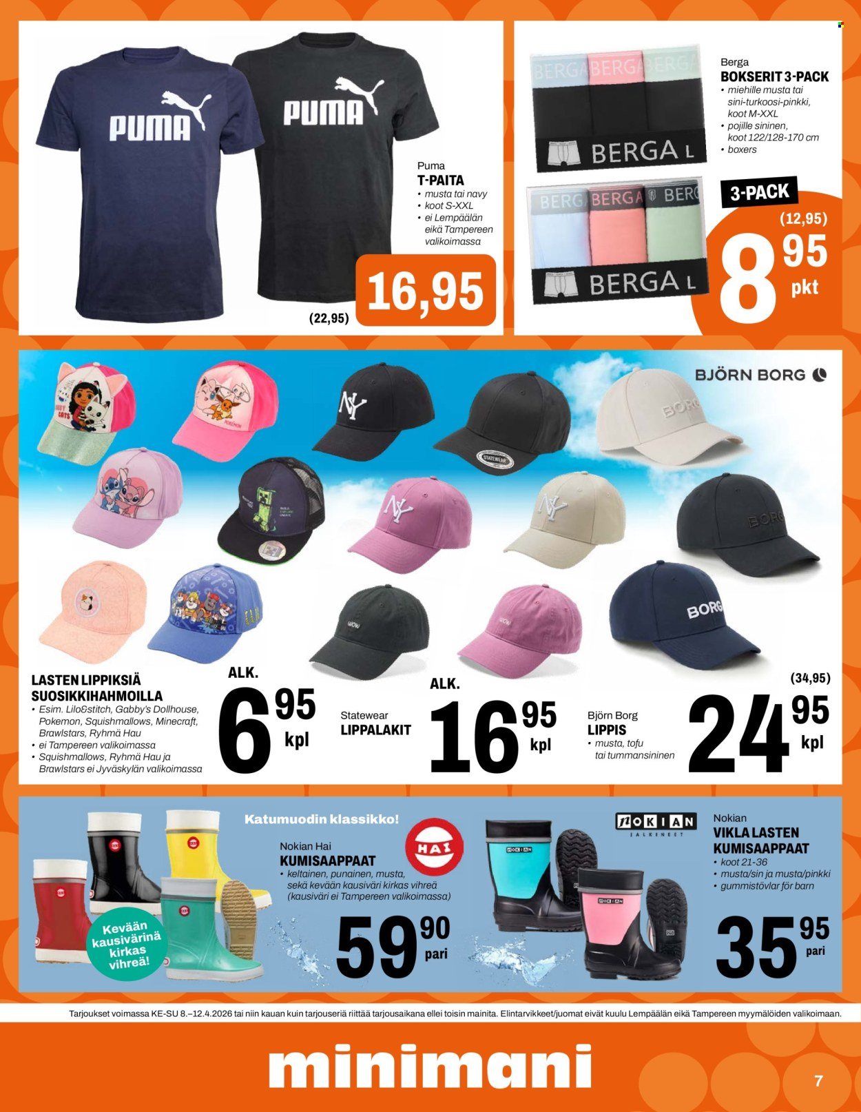MINIMANI tarjoukset - Alkaen KE 8.4.2026