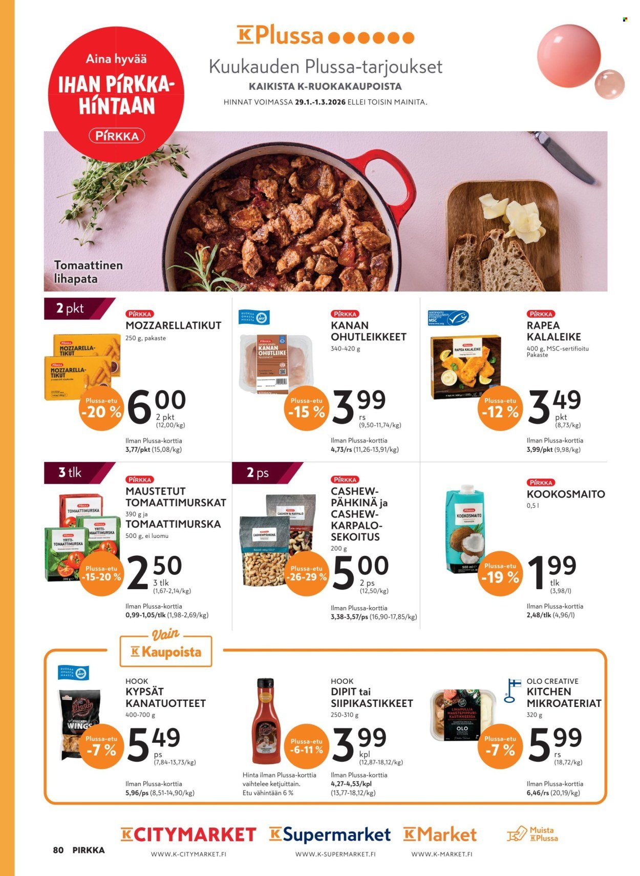 K-SUPERMARKET tarjoukset - Pirkka