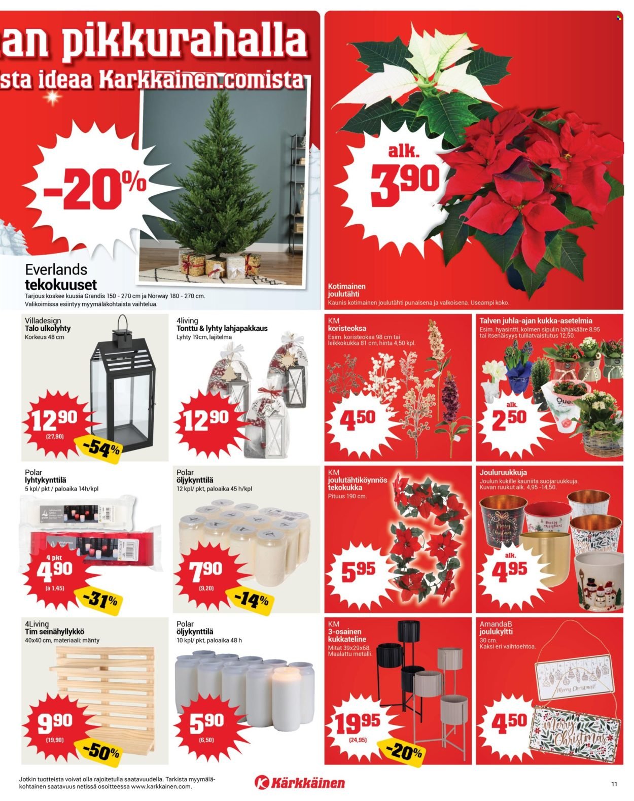 KÄRKKÄINEN tarjoukset - Viikko # 49 Joulukuu 2025