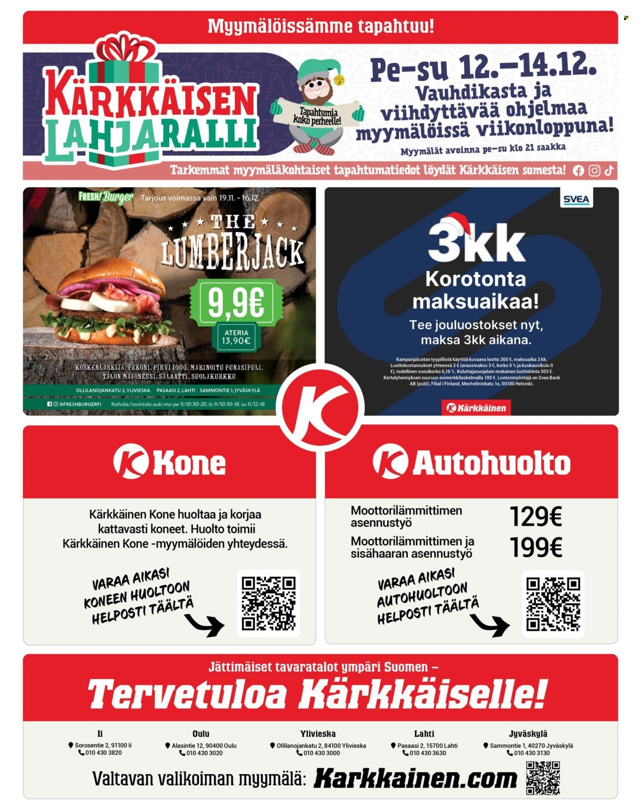 KÄRKKÄINEN tarjoukset - Viikko # 49 Joulukuu 2025