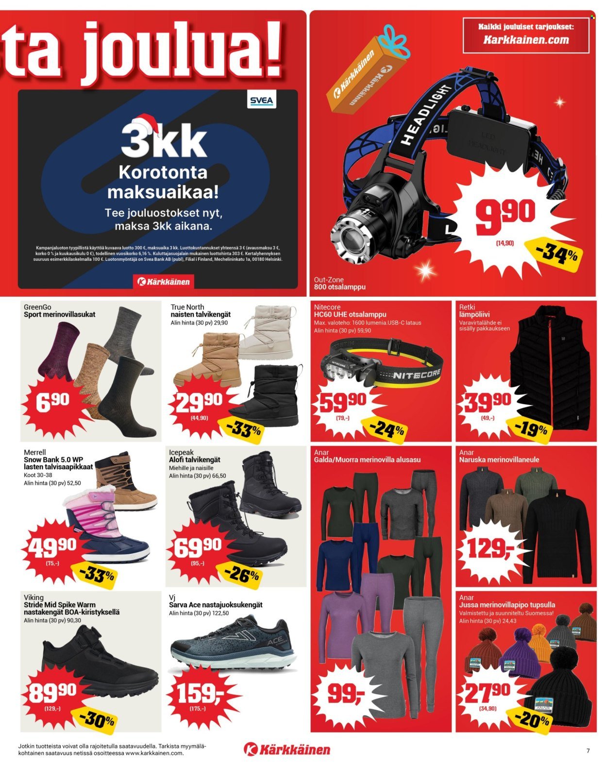 KÄRKKÄINEN tarjoukset - Viikko # 49 Joulukuu 2025