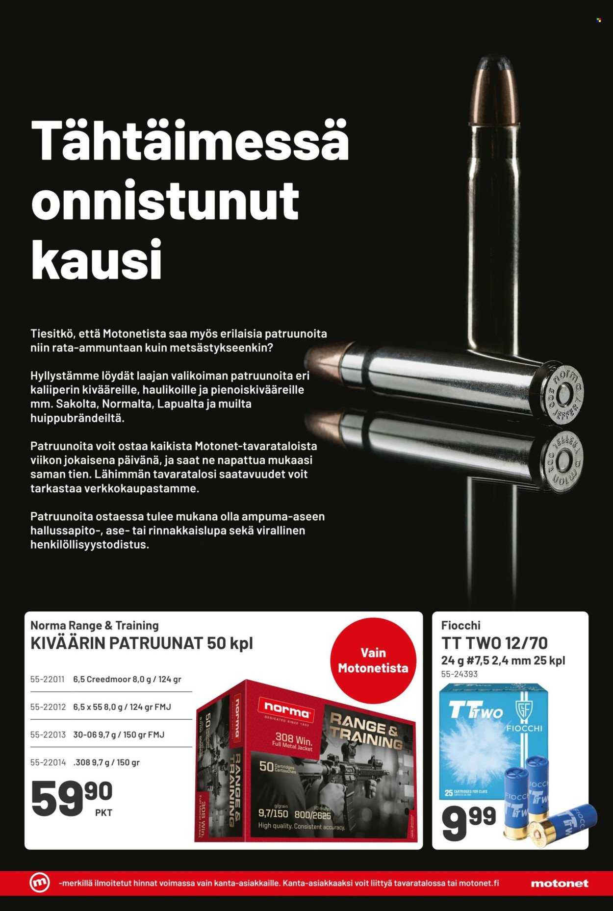MOTONET tarjoukset - Roadshow
