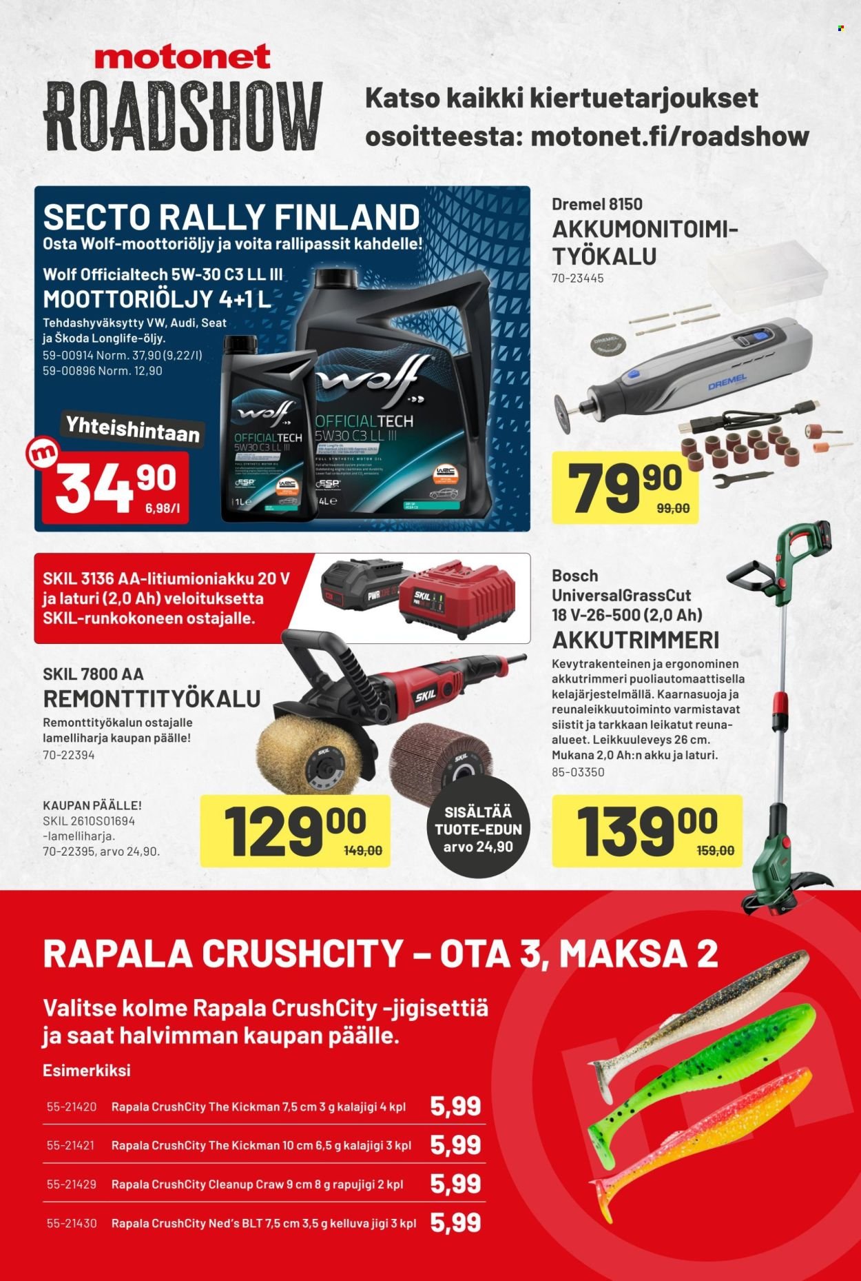 MOTONET tarjoukset - Roadshow
