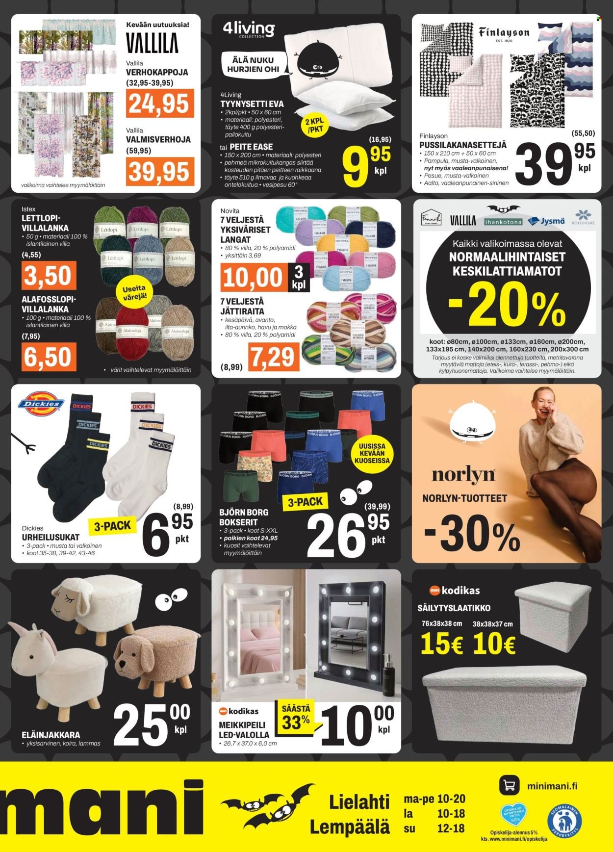 MINIMANI tarjoukset - Alkaen KE 18.2.2026