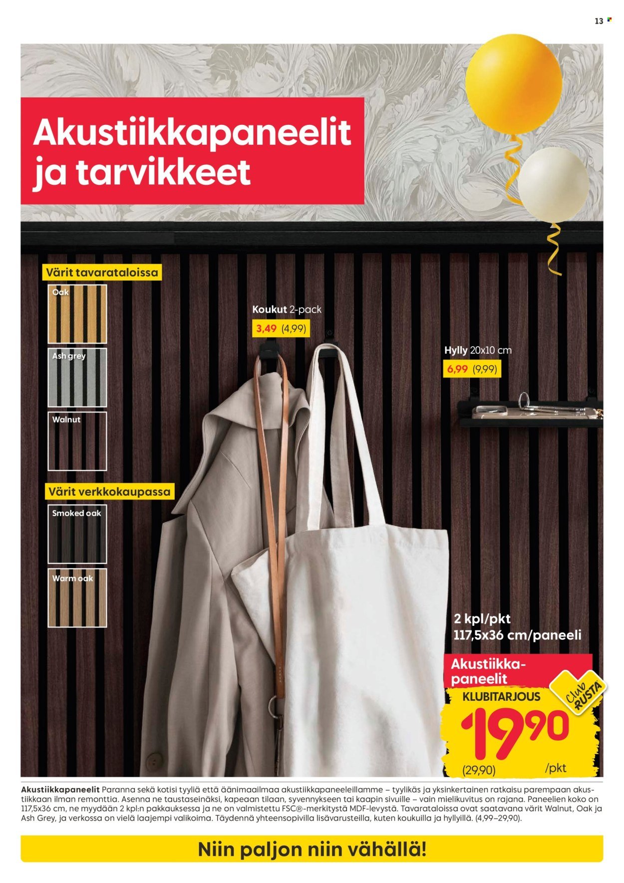 RUSTA tarjoukset - Alkaen MA 20.4.2026