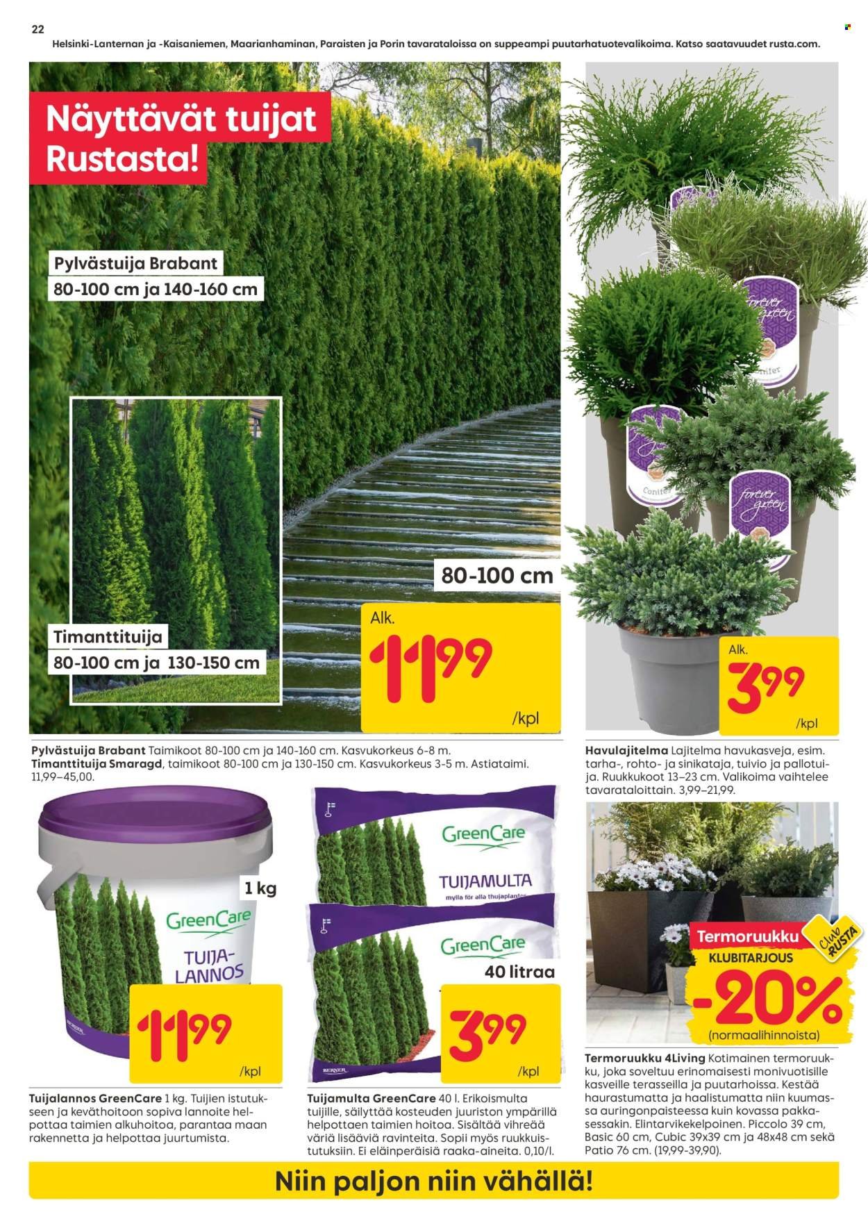 RUSTA tarjoukset - Alkaen MA 20.4.2026