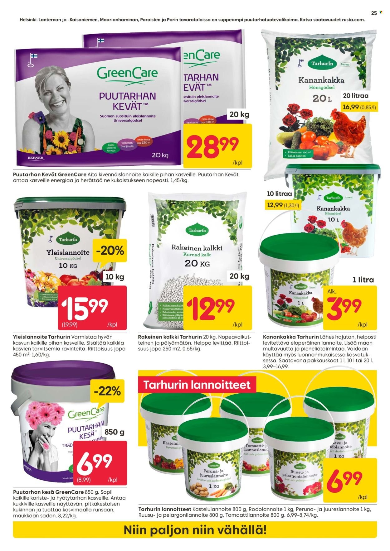 RUSTA tarjoukset - Alkaen MA 20.4.2026