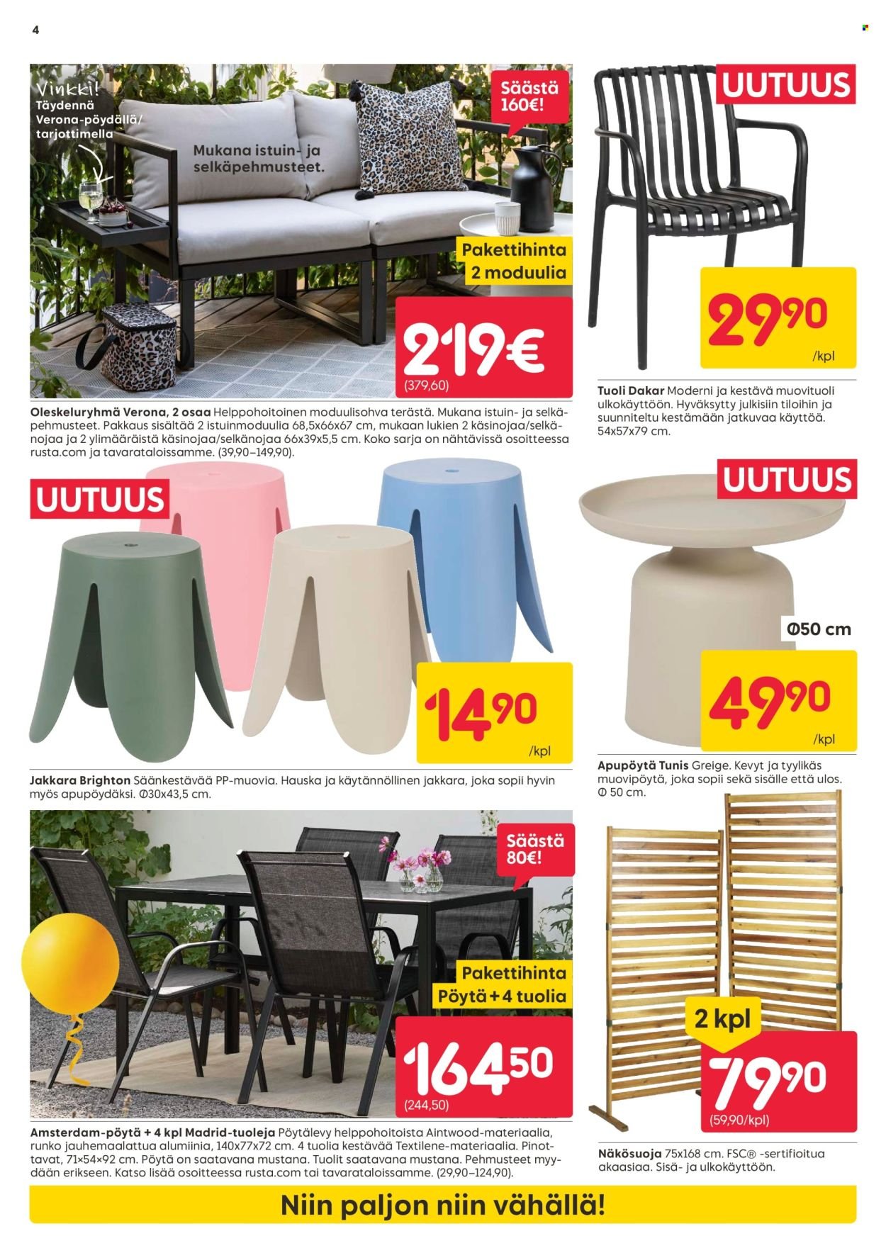 RUSTA tarjoukset - Alkaen MA 20.4.2026