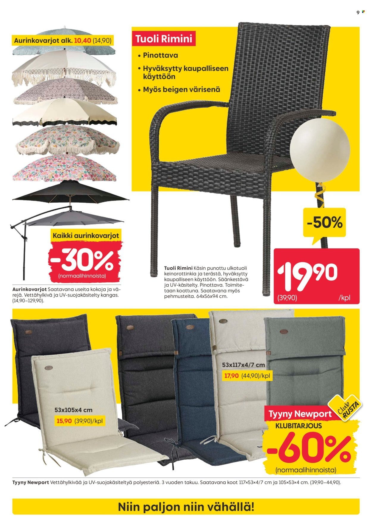 RUSTA tarjoukset - Alkaen MA 20.4.2026