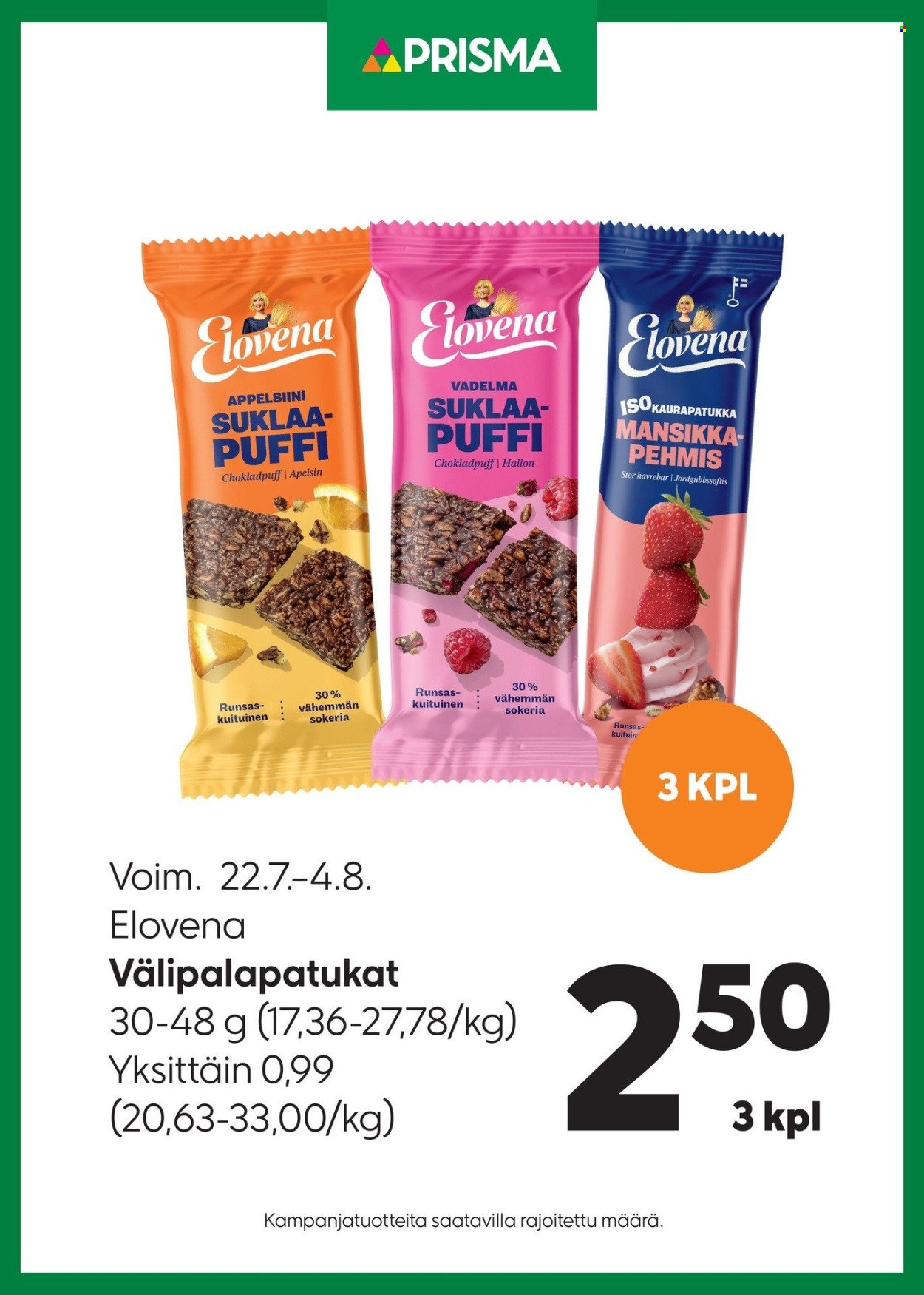 PRISMA tarjoukset - Alkaen KE 22.7.2026