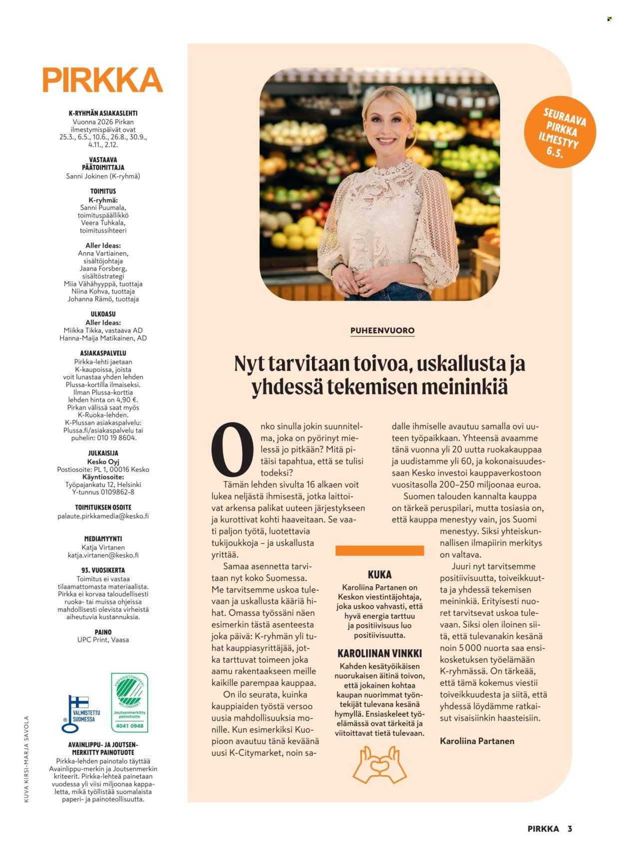 K-MARKET tarjoukset - Pirkka