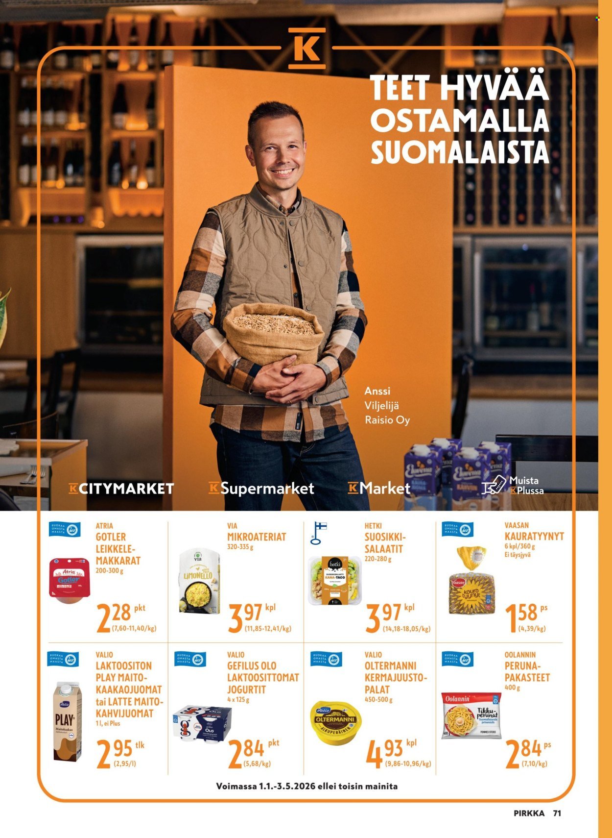 K-MARKET tarjoukset - Pirkka