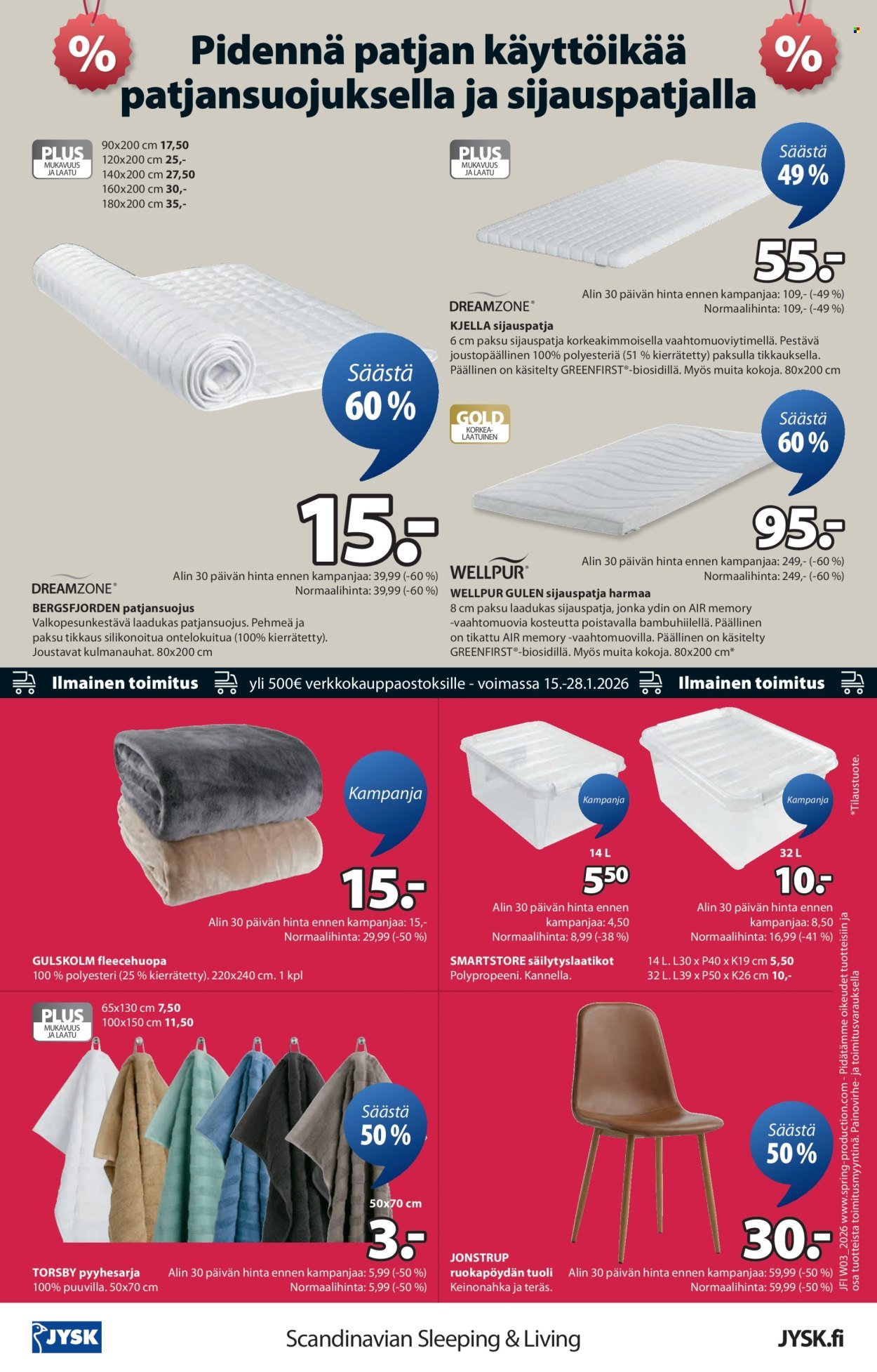 JYSK tarjoukset - Viikon tarjoukset