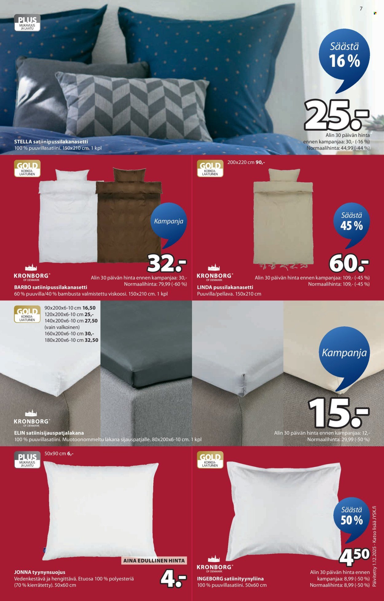 JYSK tarjoukset - Viikon tarjoukset