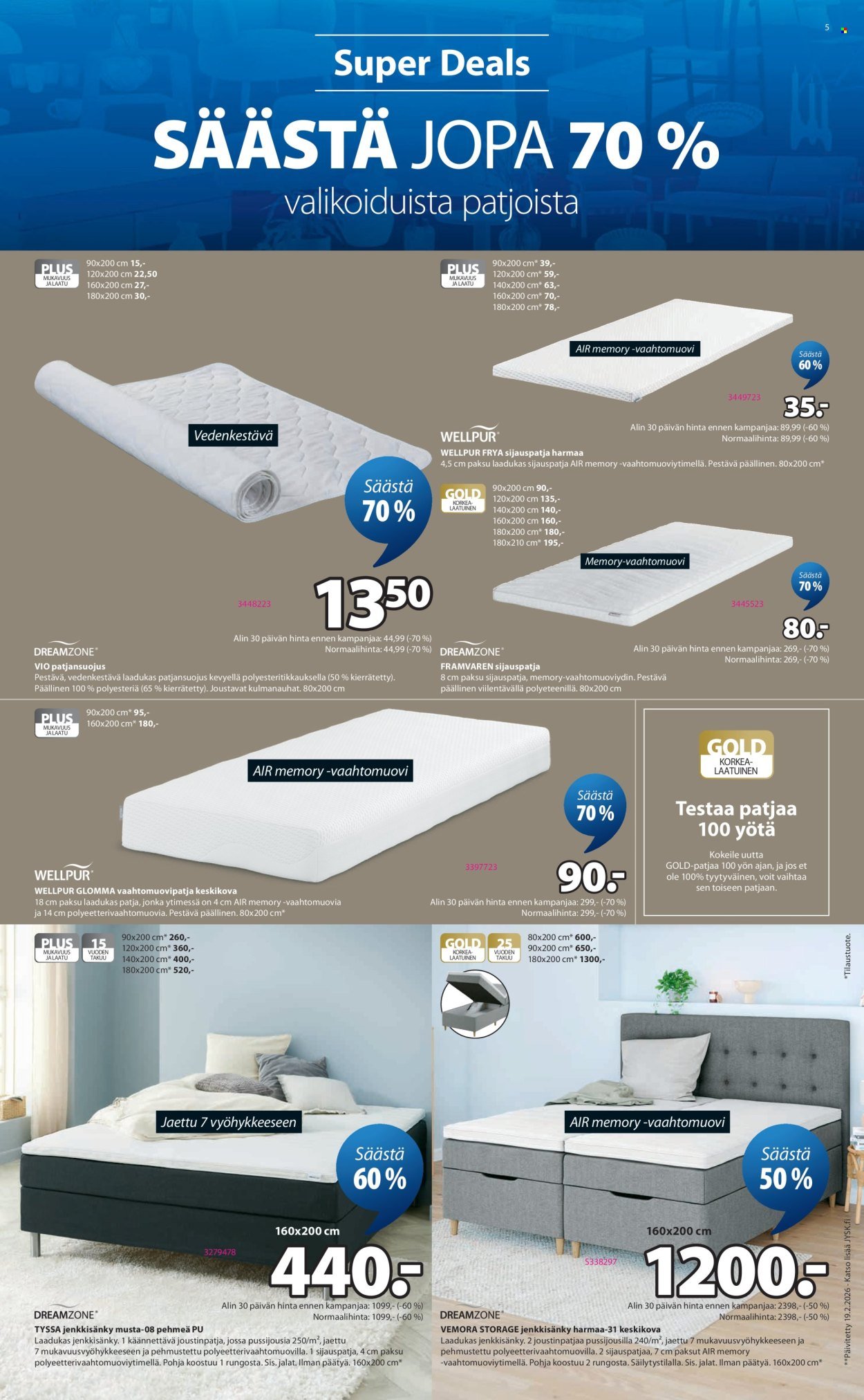 JYSK tarjoukset - Viikon tarjoukset