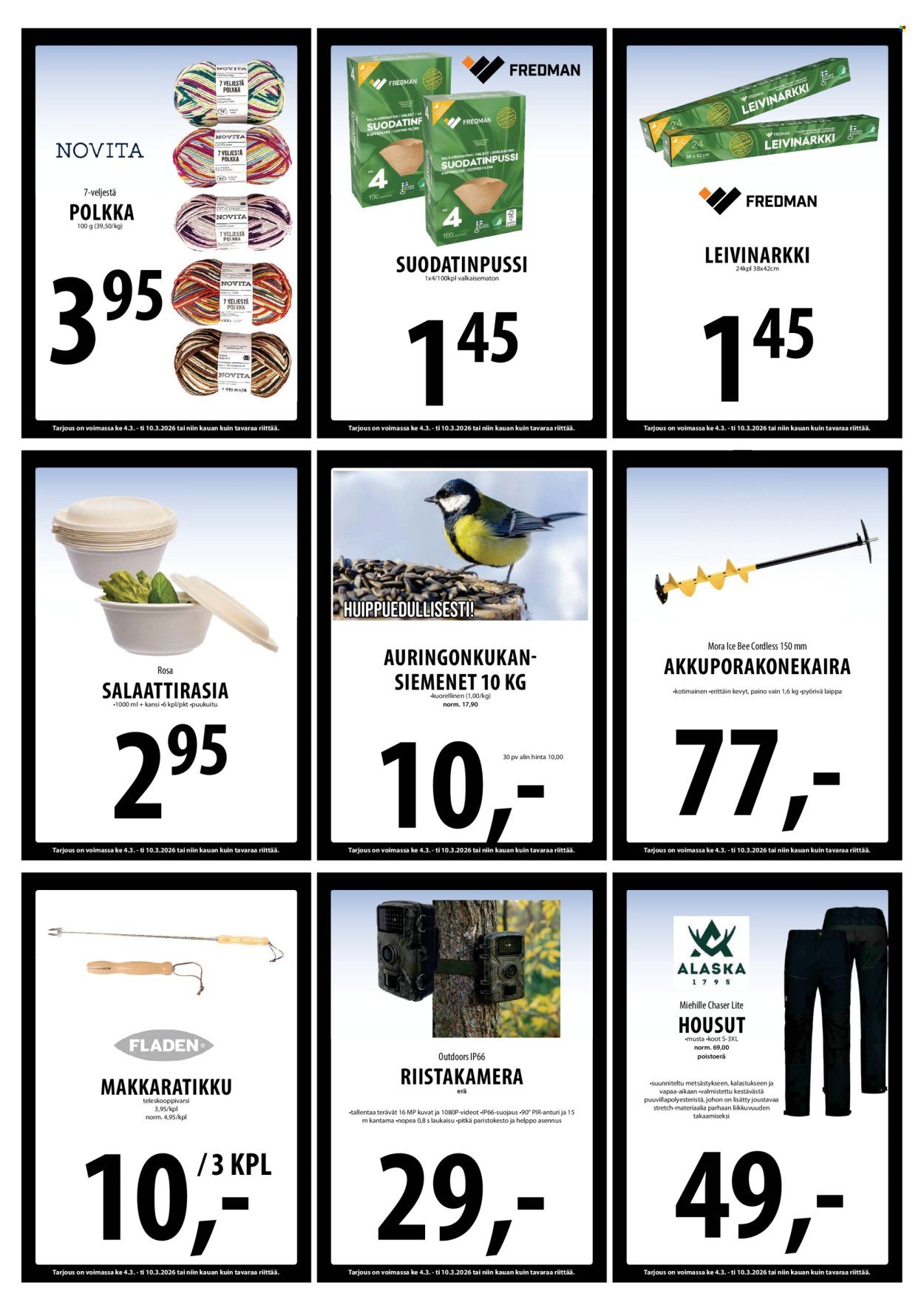 TUURI tarjoukset - Alkaen KE 4.3.2026