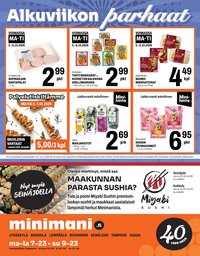 MINIMANI tarjoukset - Alkaen MA 5.10.2026