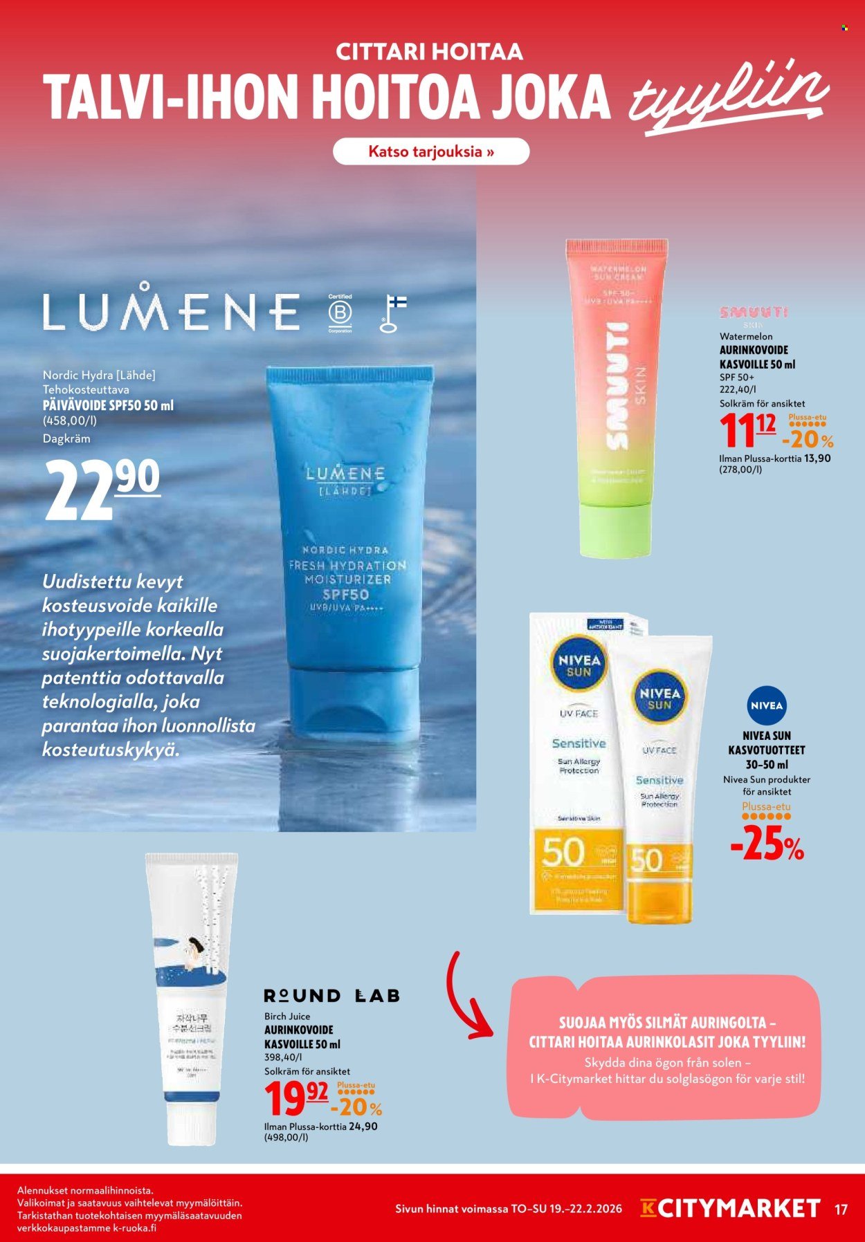 K-CITYMARKET tarjoukset - Alkaen TO 19.2.2026