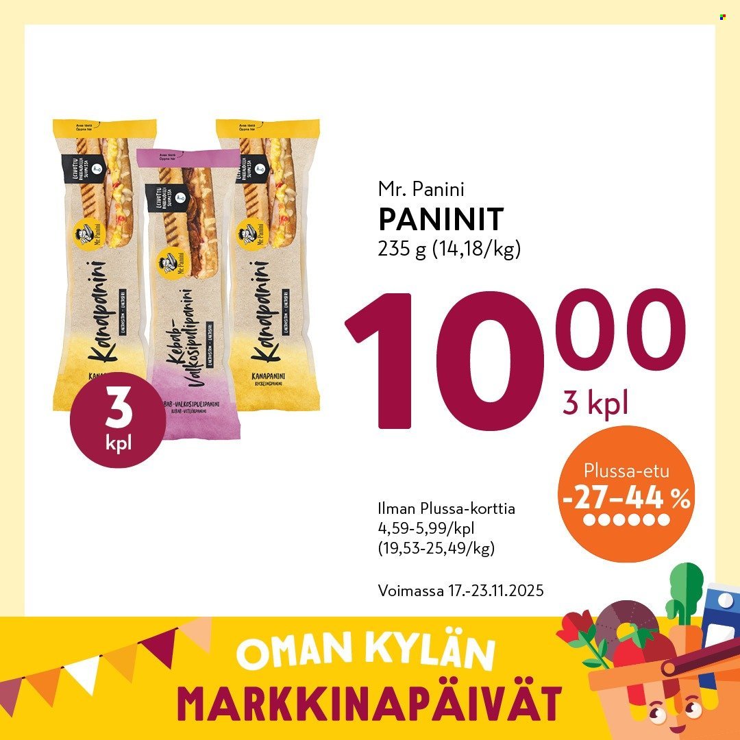 K-MARKET tarjoukset - Alkaen MA 17.11.2025 (2025-11-17 - 2025-11-23)
