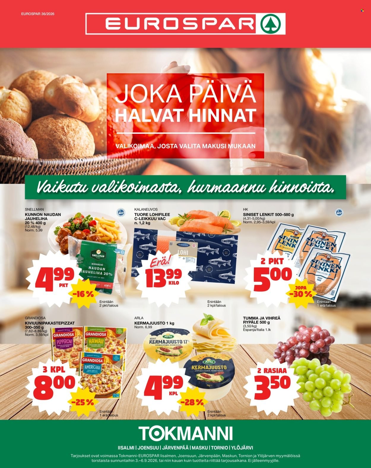 TOKMANNI tarjoukset - EUROSPAR